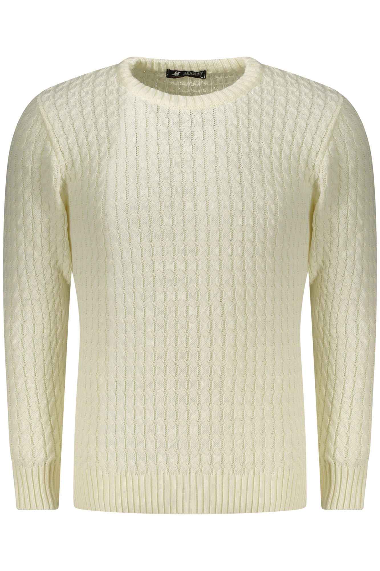 US GRAND POLO MENS SWEATER WHITE