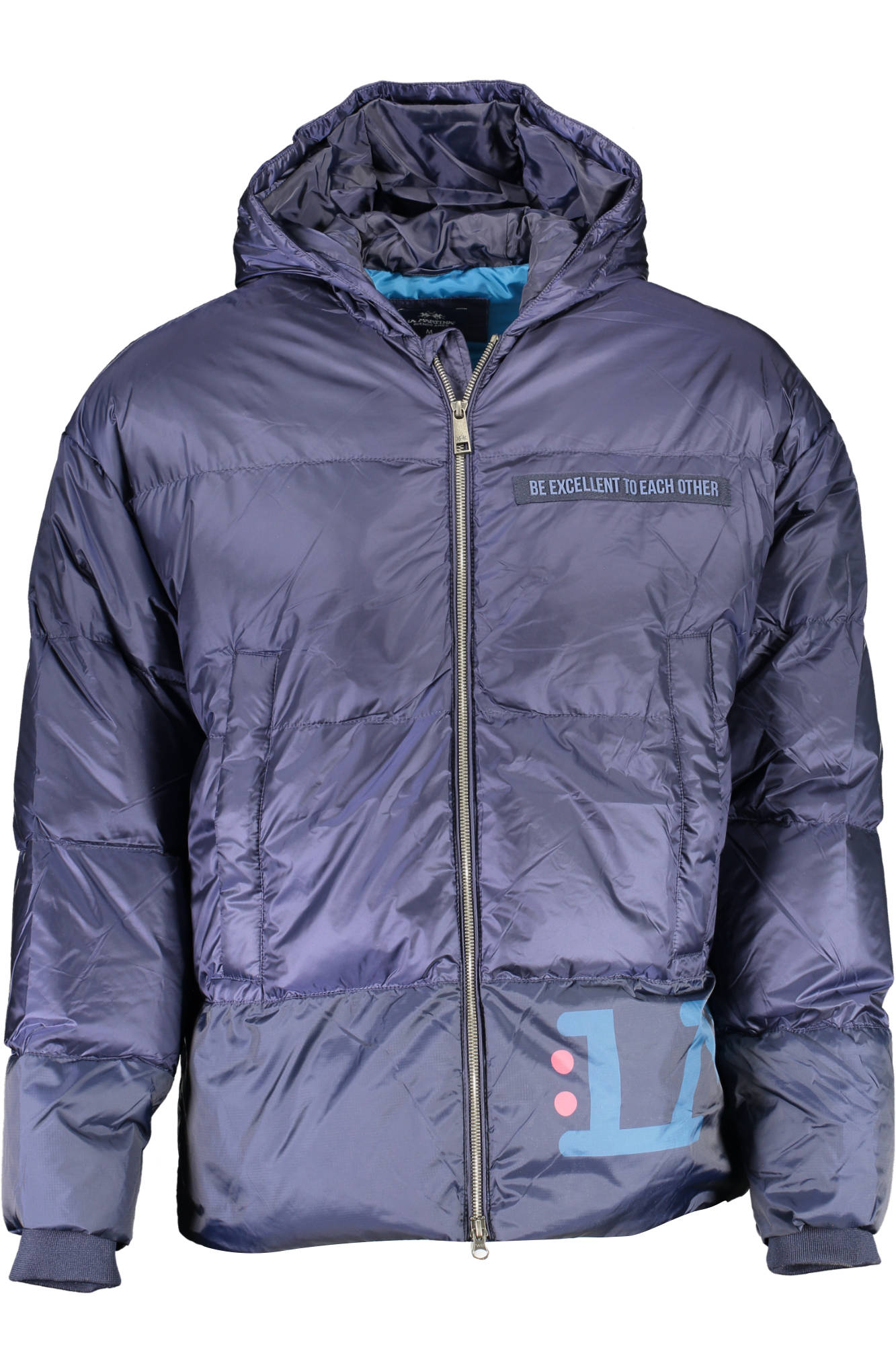 LA MARTINA BLUE MENS DOWN JACKET