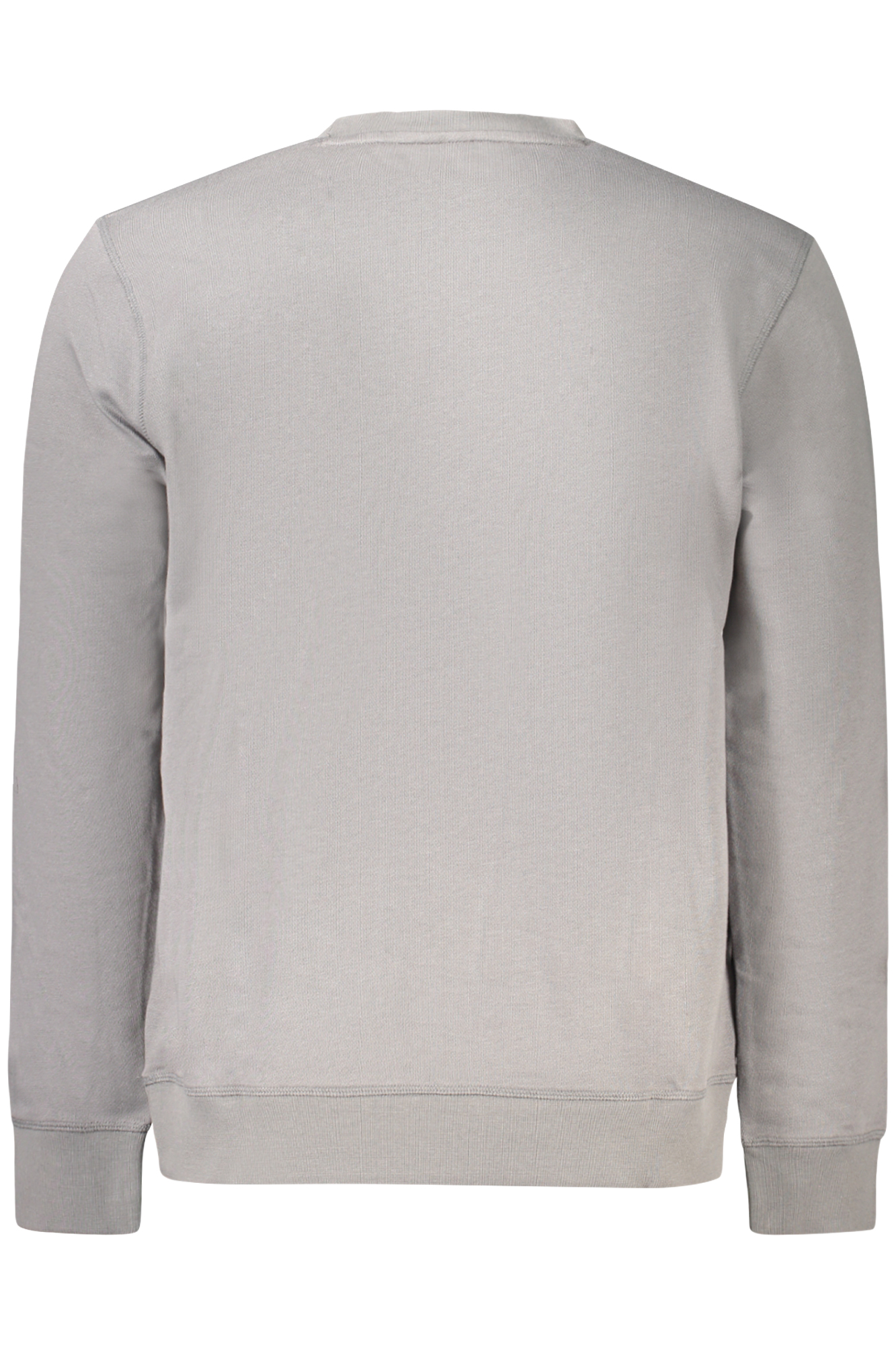 HUGO BOSS MEN&#039;S ZIP-FREE SWEATSHIRT GREY