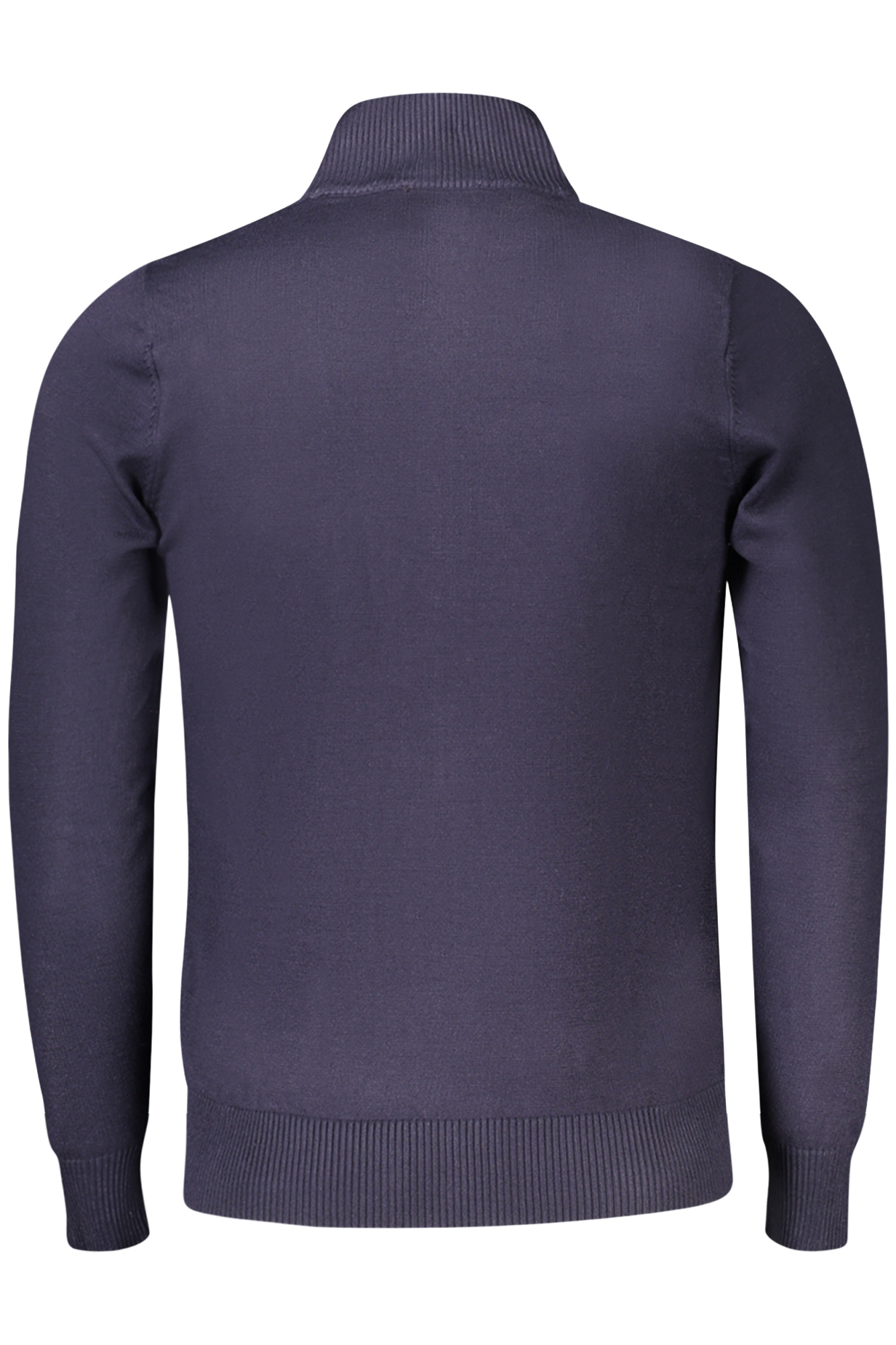 Pulover albastru cu fermoar pentru bărbați