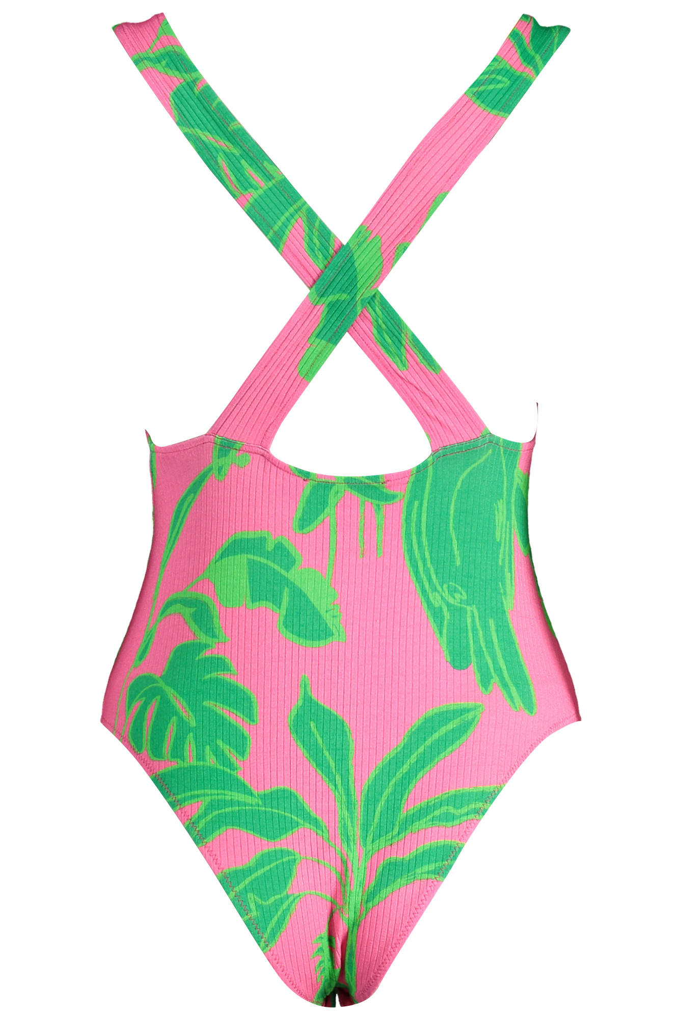 Costum de baie Desigual roz, dintr-o singură piesă