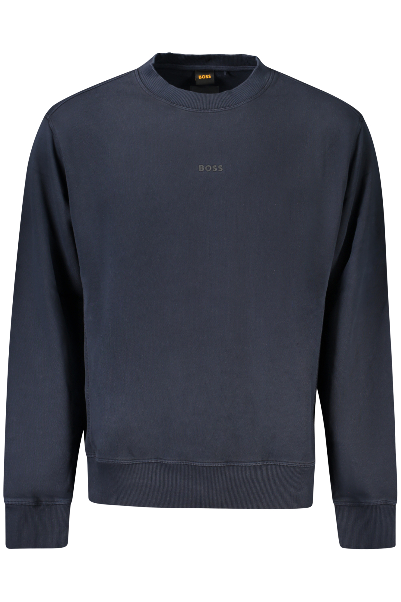 HUGO BOSS MEN'S ZIP-UP SWEATSHIRT BLUE