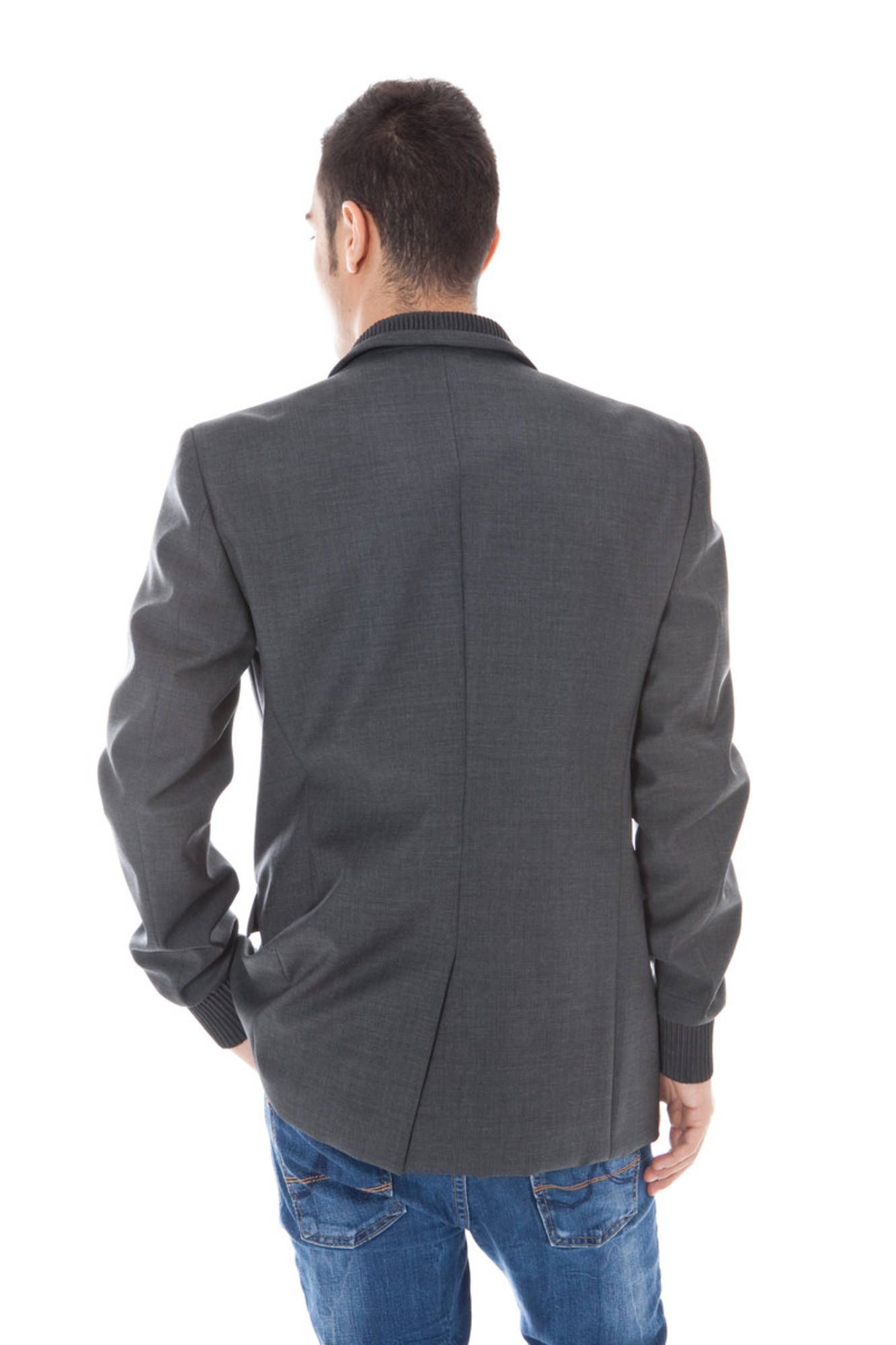 CALVIN KLEIN MEN&#039;S CLASSIC JACKET GRAY