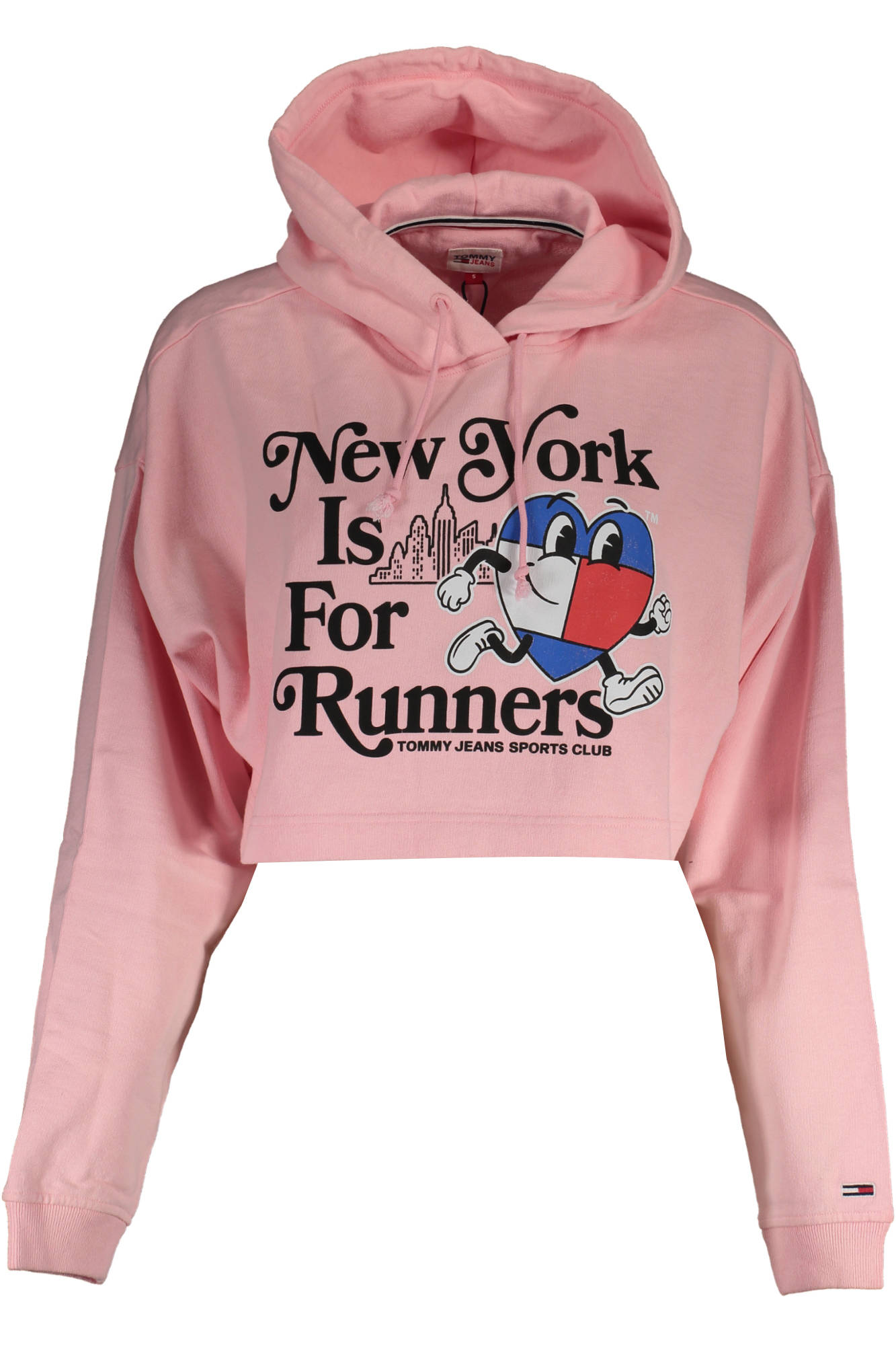 TOMMY HILFIGER PINK WOMEN&#039;S SWEATSHIRT WITHOUT ZIP