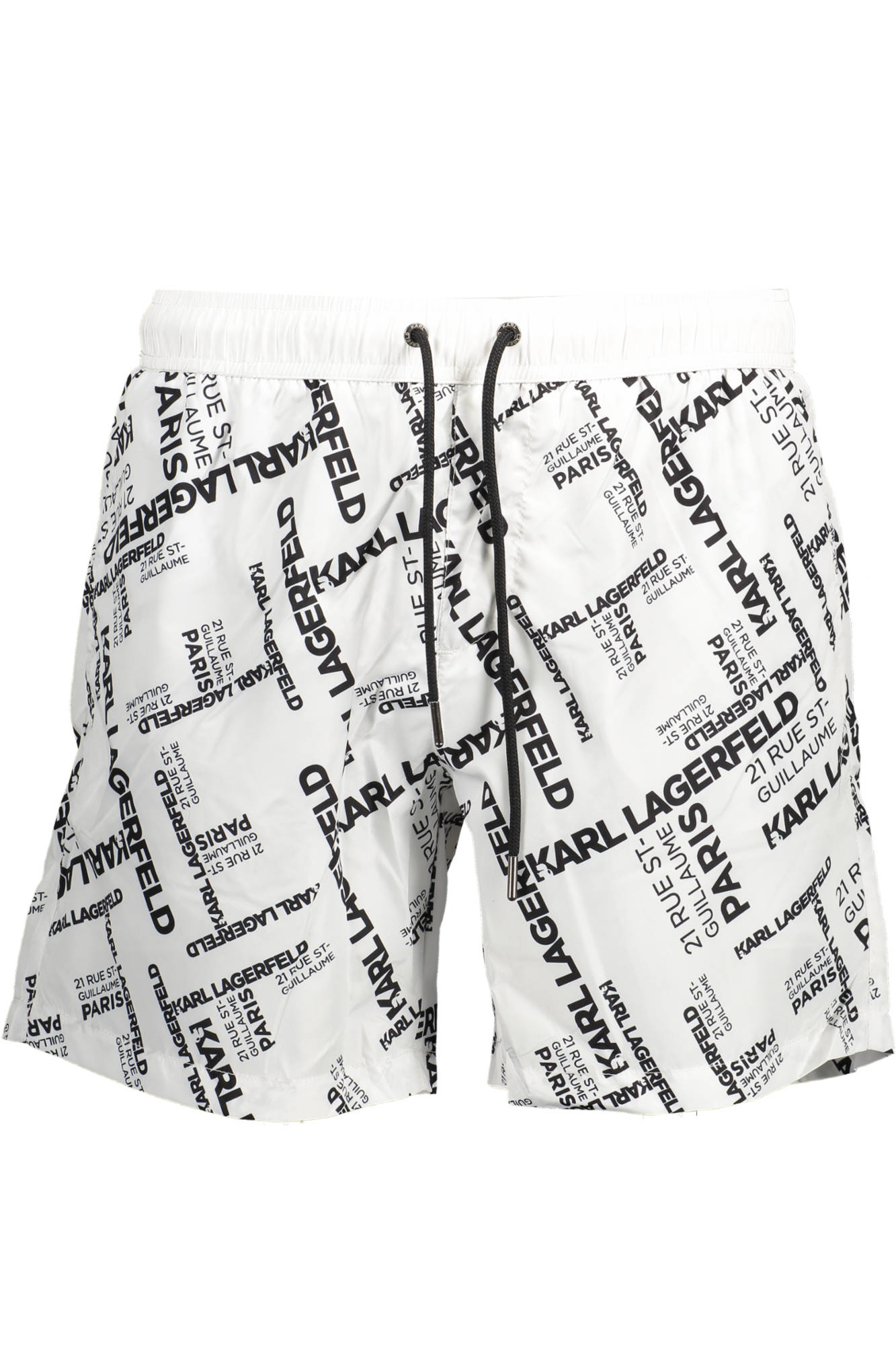 KARL LAGERFELD BEACHWEAR SWIMSUIT BOTTOM MEN WHITE