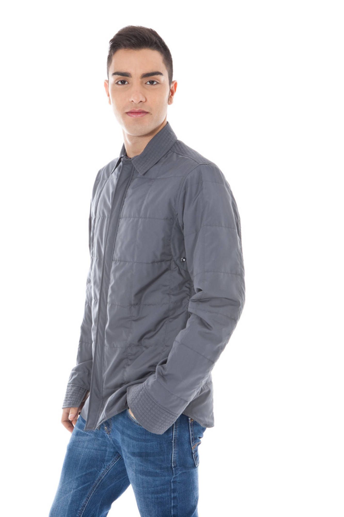 CALVIN KLEIN MEN&#039;S SPORT JACKET GRAY