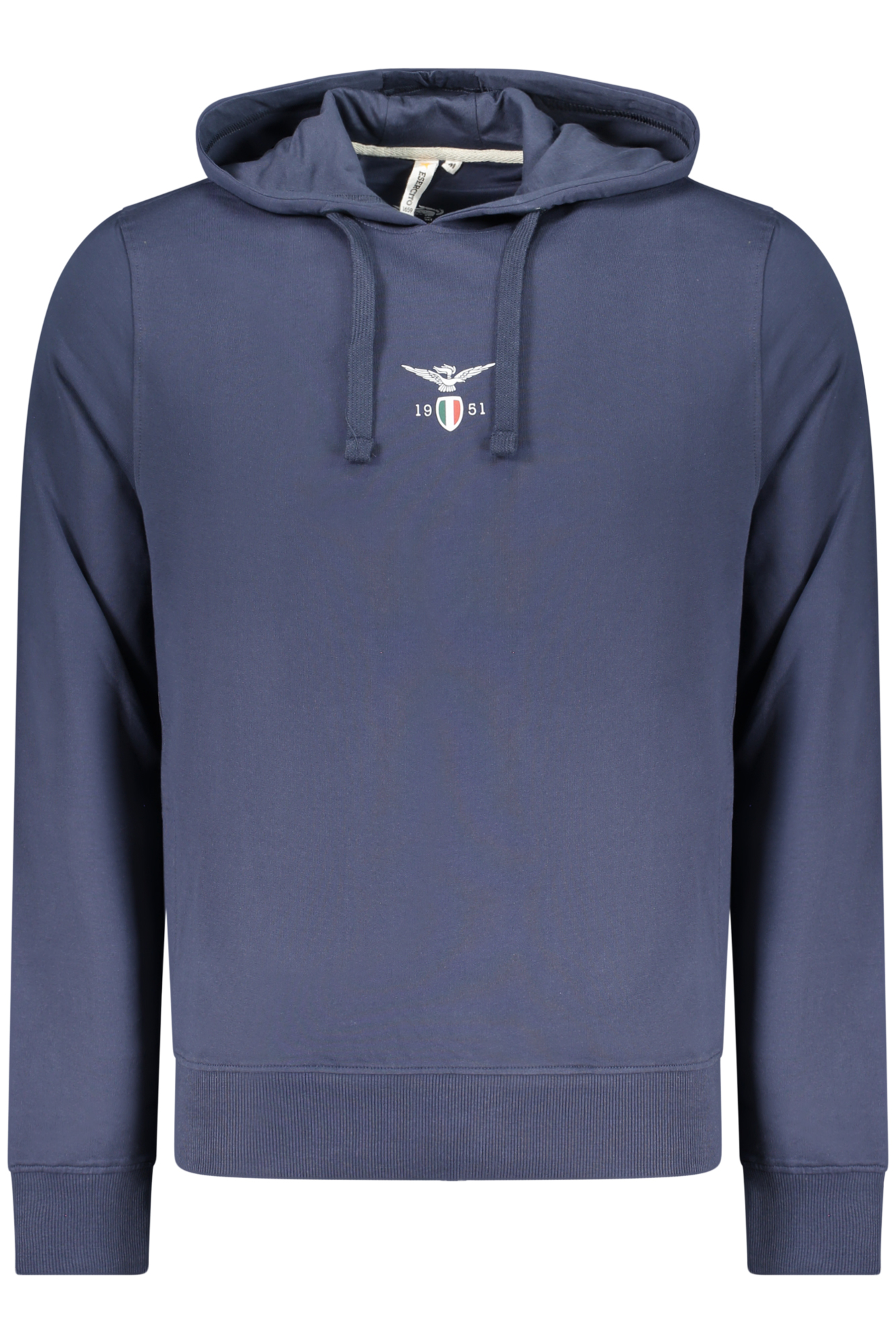 Мъжки син суичър с качулка