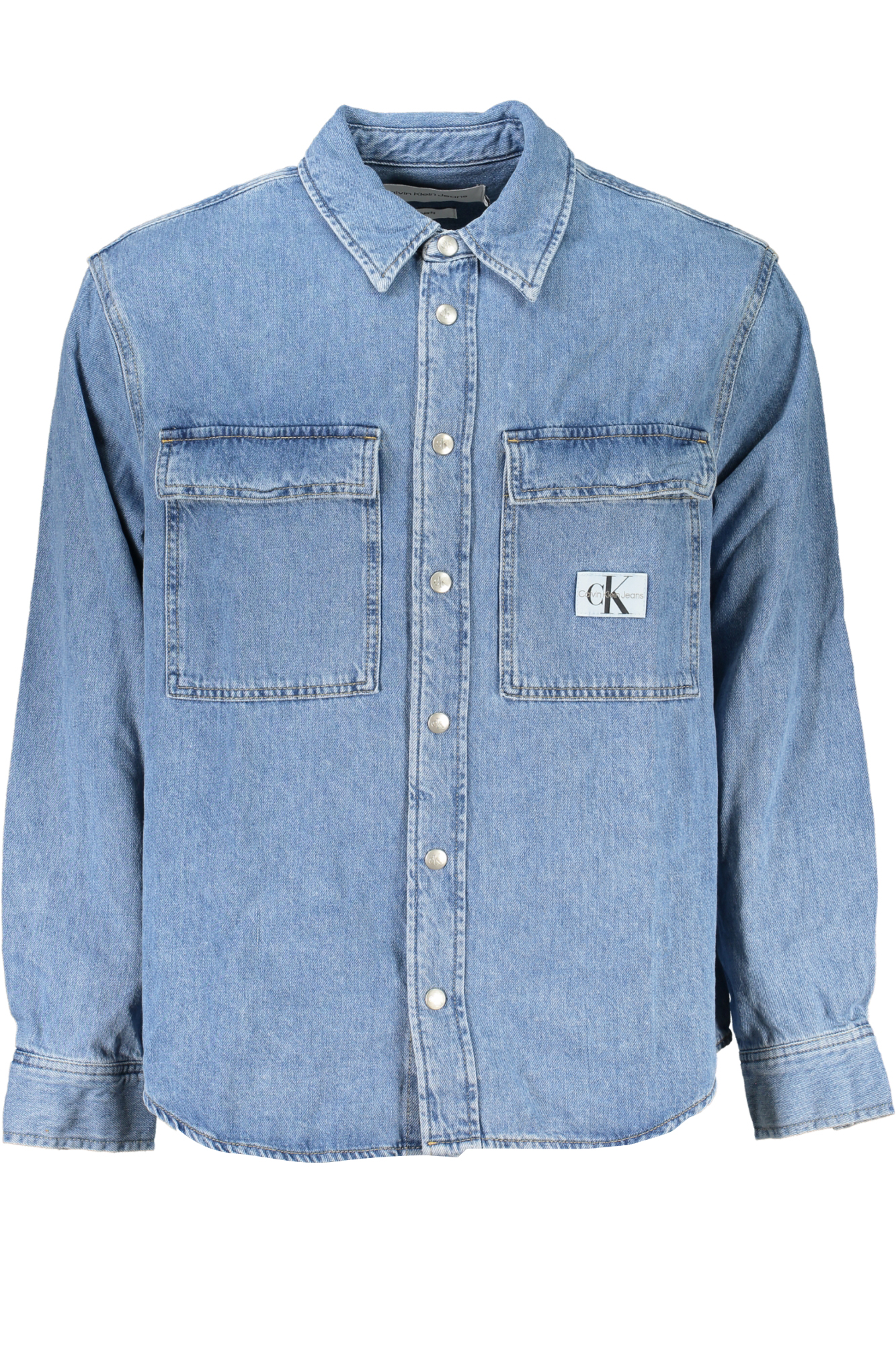 CALVIN KLEIN MEN&#039;S BLUE LONG SLEEVE SHIRT