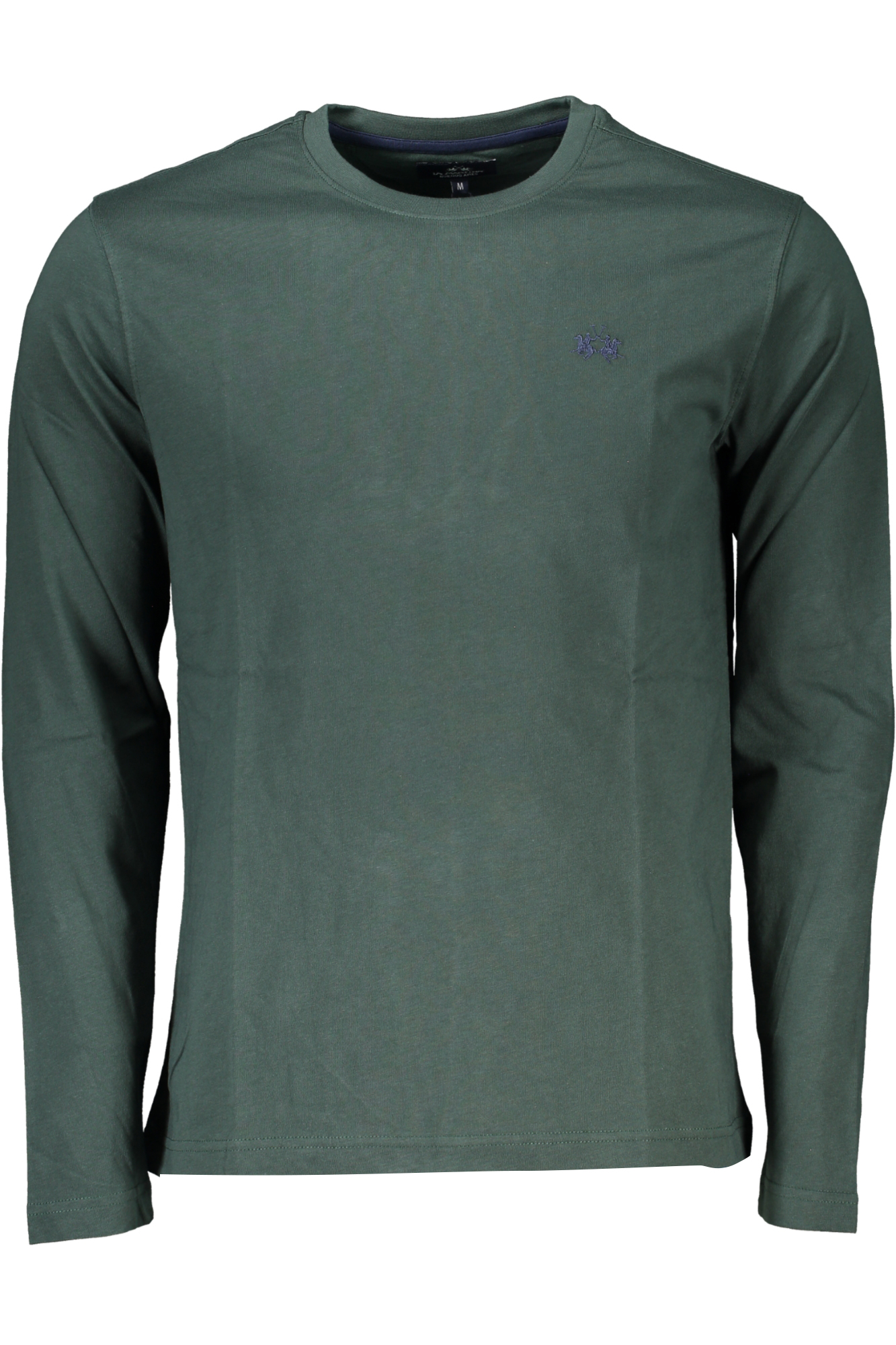 LA MARTINA GREEN MEN'S LONG SLEEVE T-SHIRT