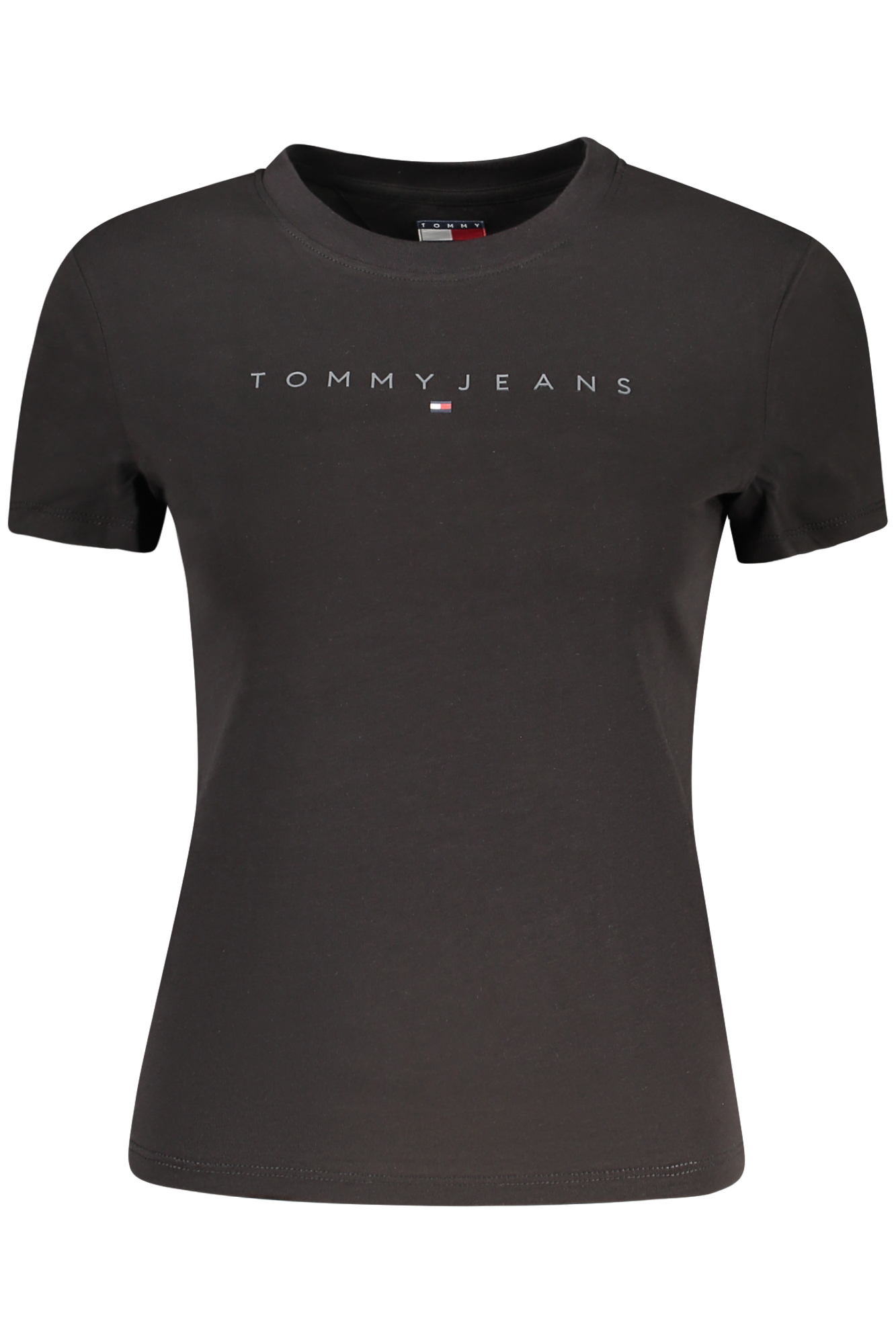 TOMMY HILFIGER SHORT SLEEVE T-SHIRT WOMEN BLACK