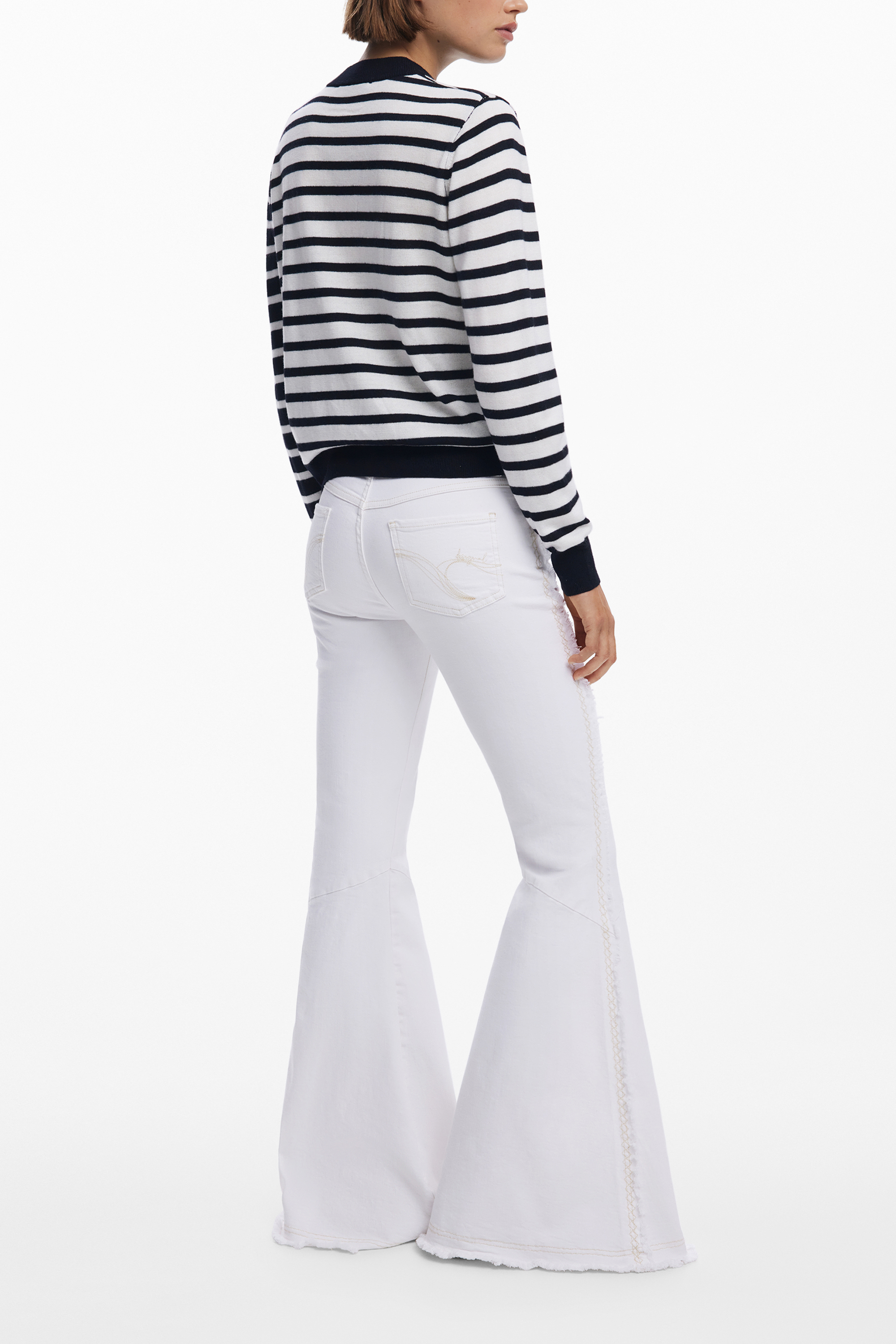 Pulover cu dungi pentru femei