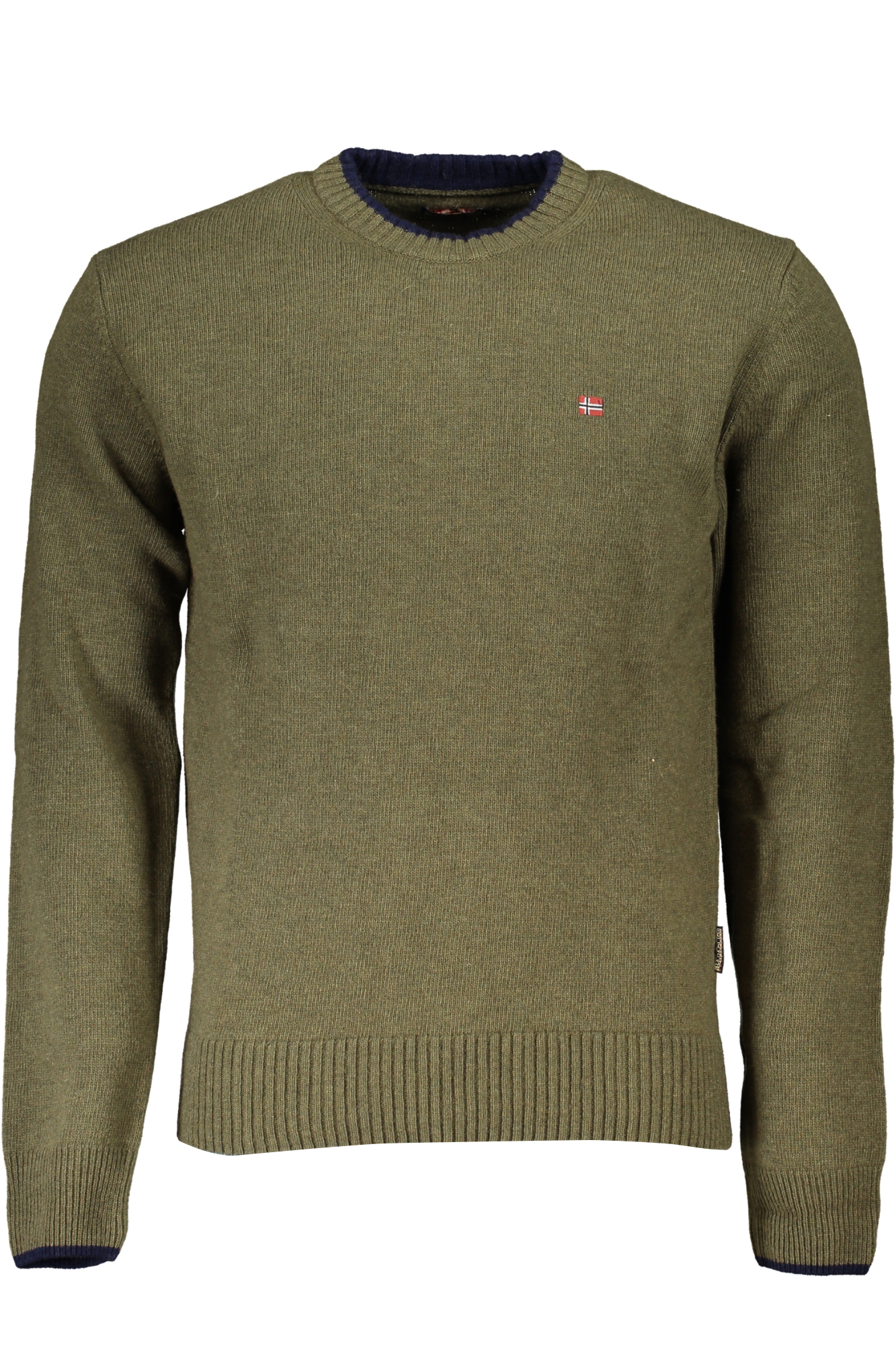 NAPAPIJRI GREEN MENS SWEATER