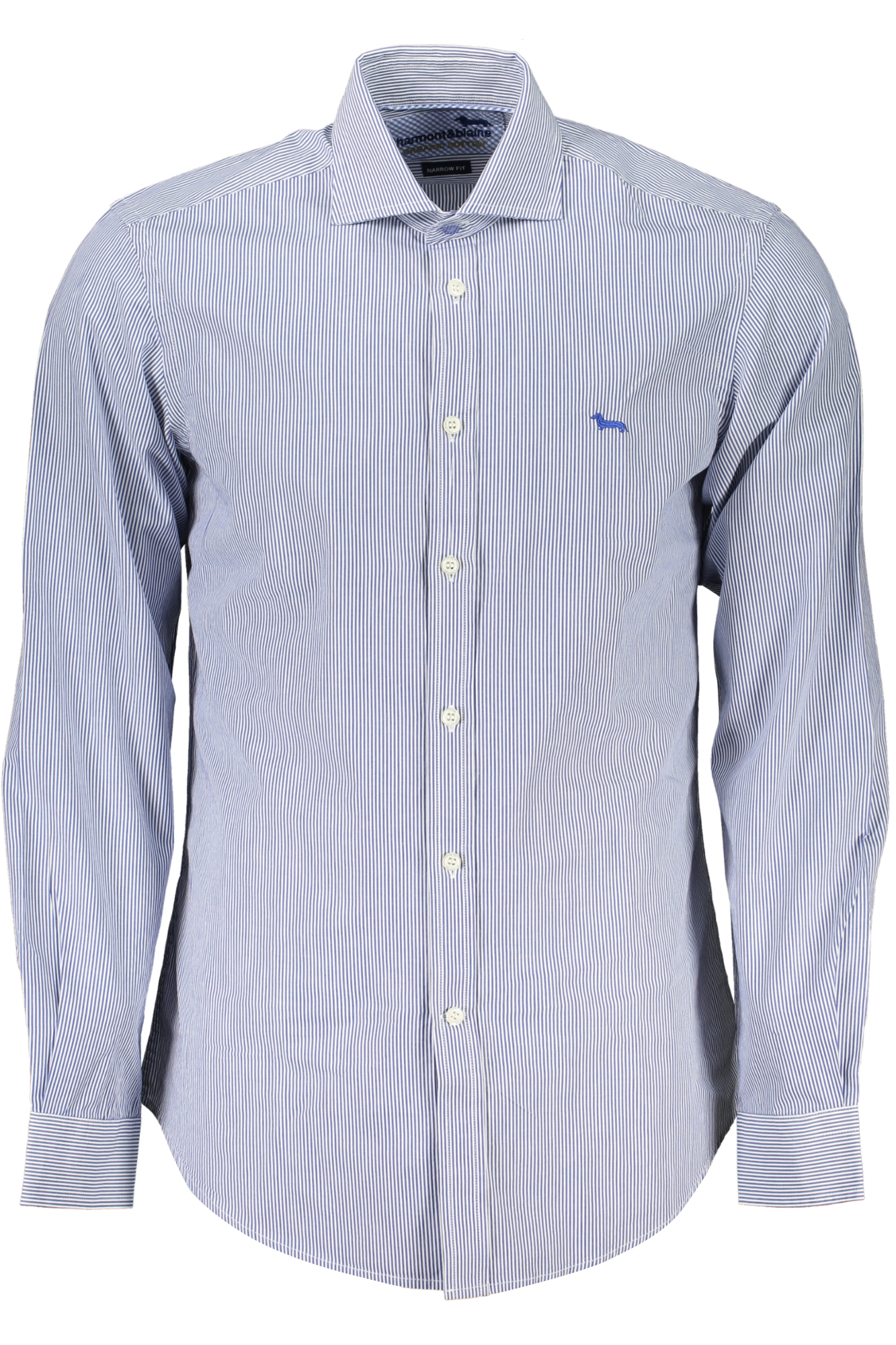 HARMONT & BLAINE MENS LONG SLEEVE SHIRT BLUE
