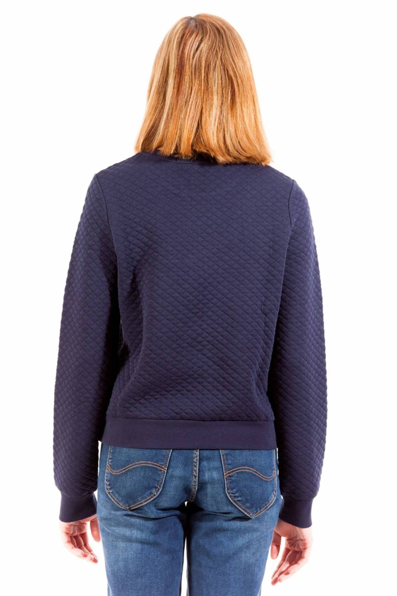 GANT SWEATSHIRT WITHOUT ZIP WOMAN BLUE