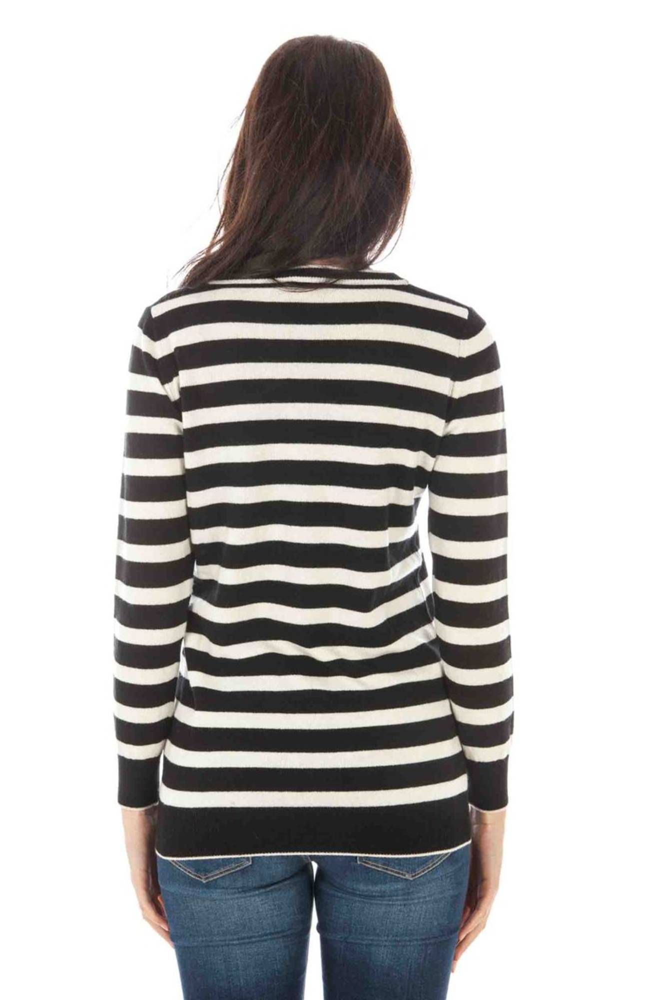 FRED PERRY WOMEN'S BLACK SWEATER
