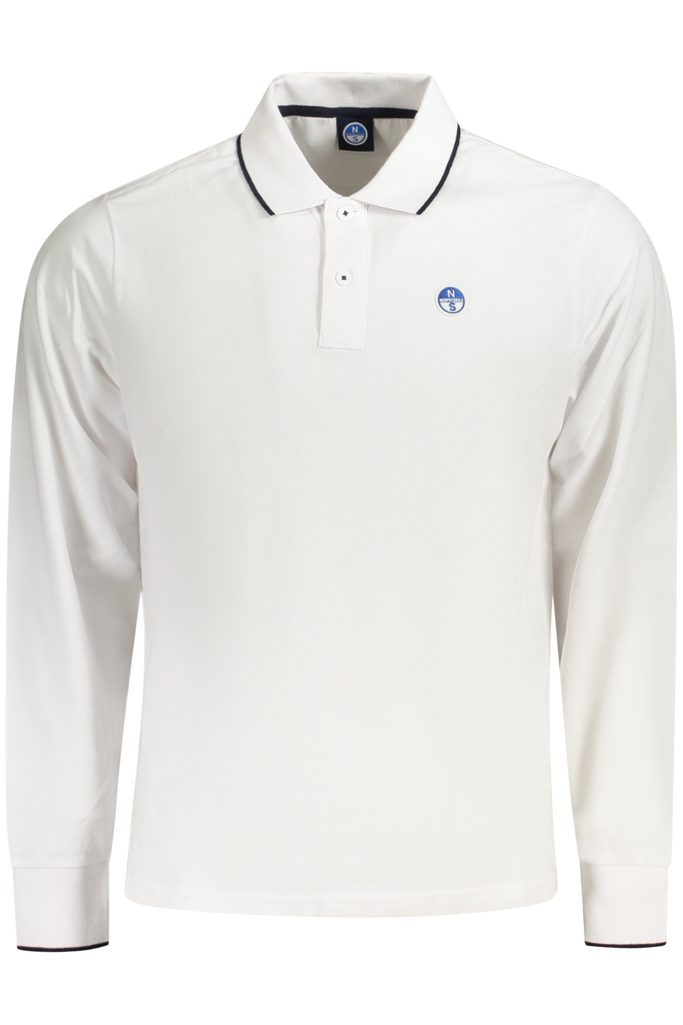 NORTH SAILS LONG SLEEVE POLO MEN WHITE
