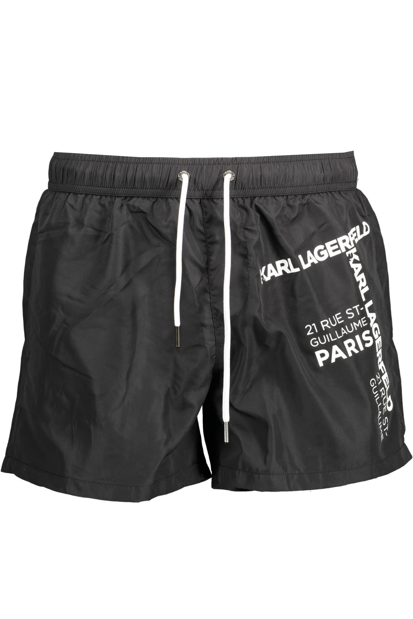 KARL LAGERFELD BEACHWEAR SWIMSUIT BLACK MEN&#39;S BOTTOM