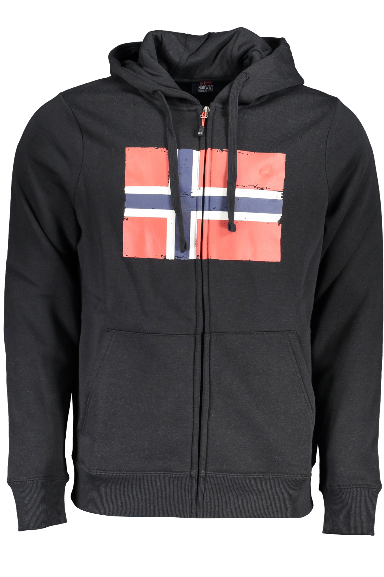 NORWAY 1963 MEN&#039;S BLACK ZIP SWEATSHIRT