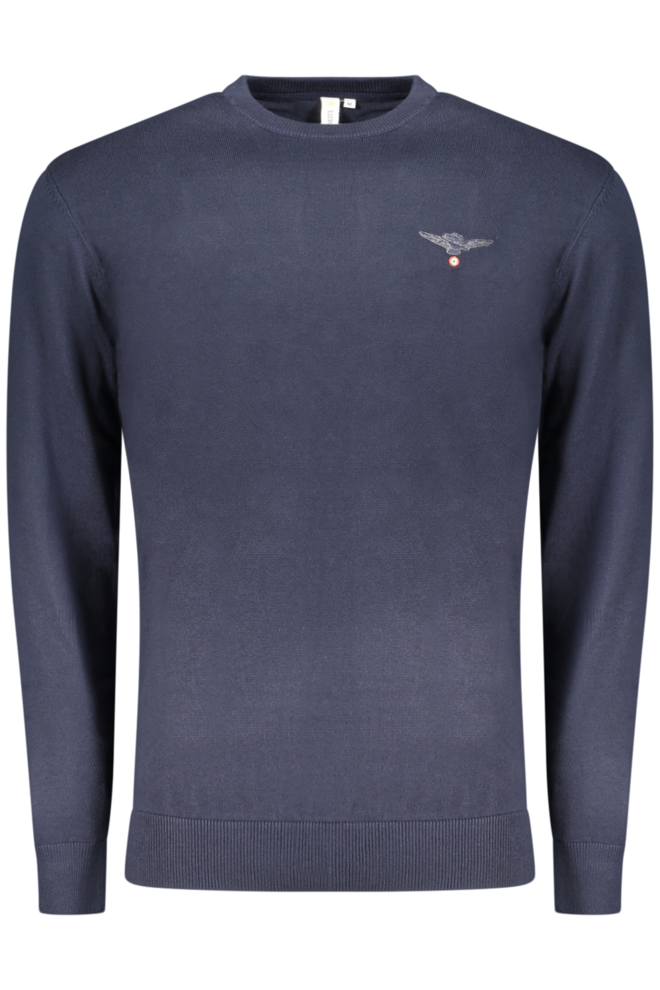 Син мъжки пуловер