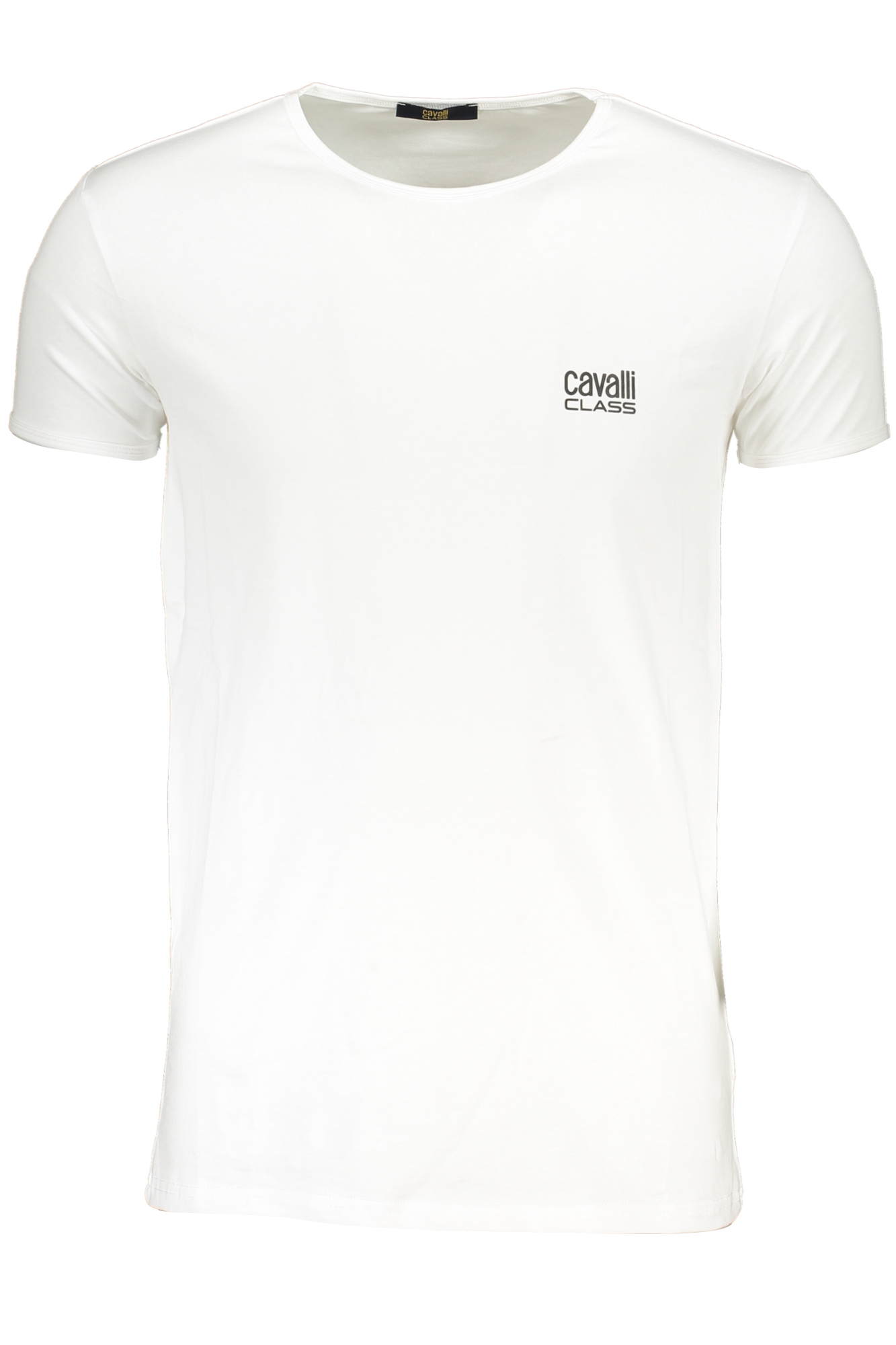 CAVALLI CLASS MEN'S SHORT SLEEVED T-SHIRT WHITE