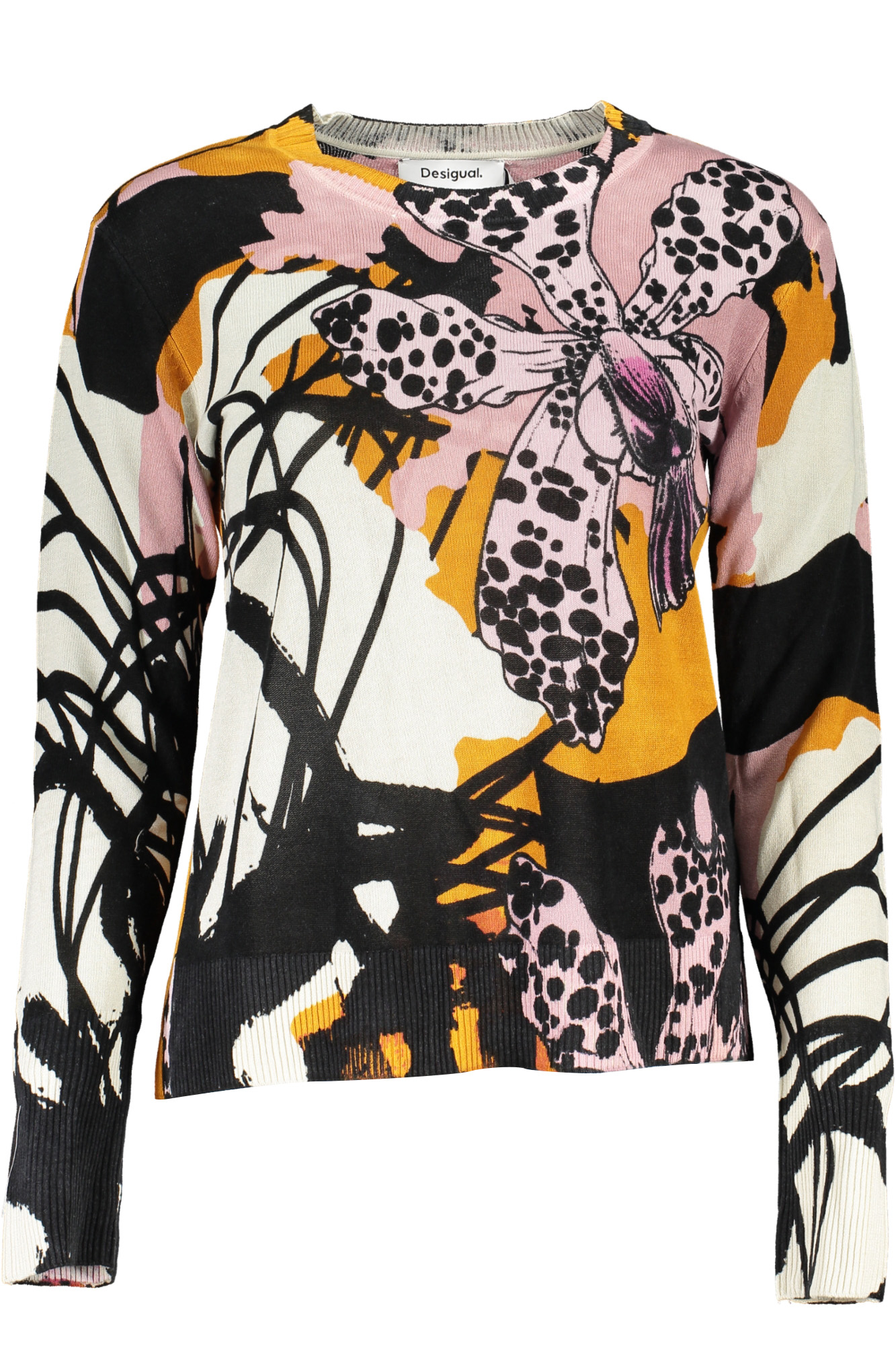 DESIGUAL PINK WOMEN&#039;S SWEATER