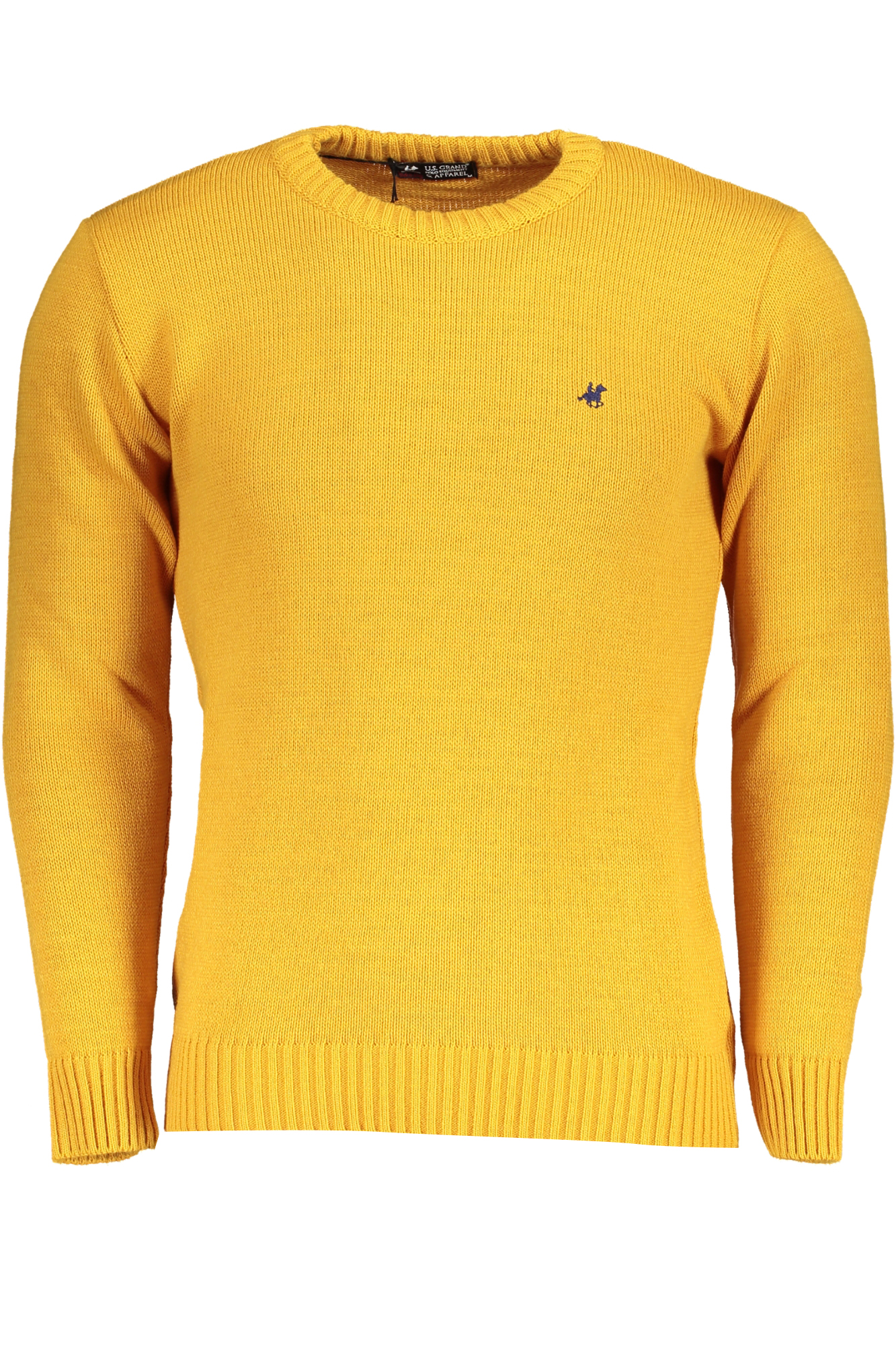 US GRAND POLO MEN'S YELLOW SWEATER