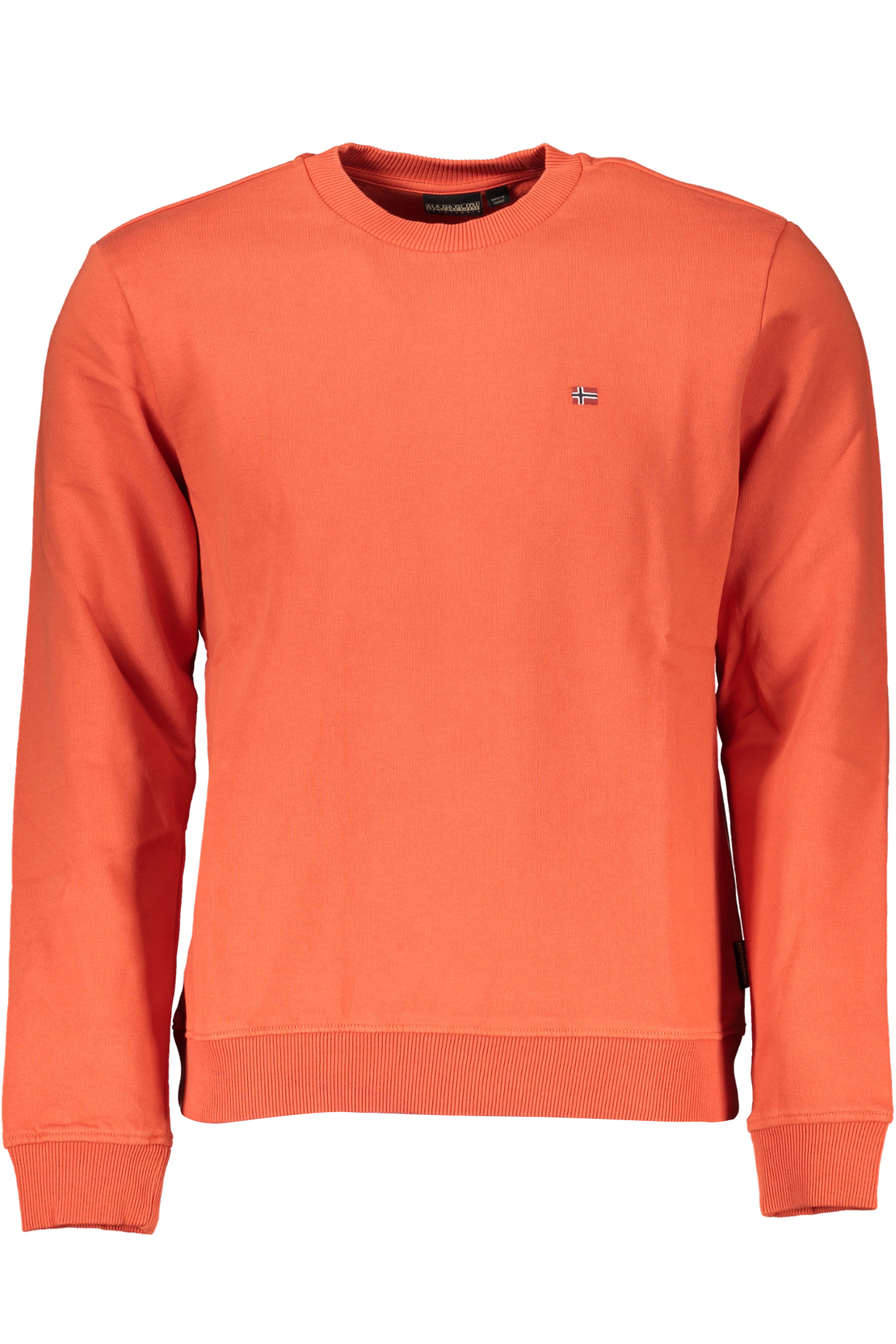 NAPAPIJRI MEN&#039;S RED ZIP-OUT SWEATSHIRT