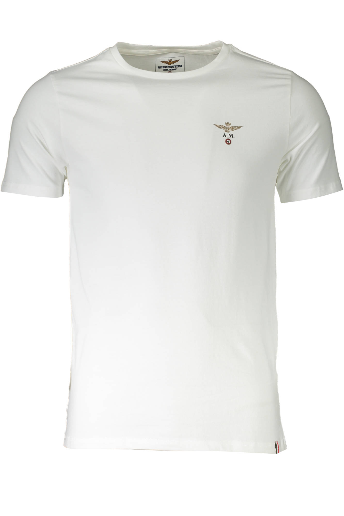 AERONAUTICA MILITARE MEN'S OUTDOOR T-SHIRT WHITE