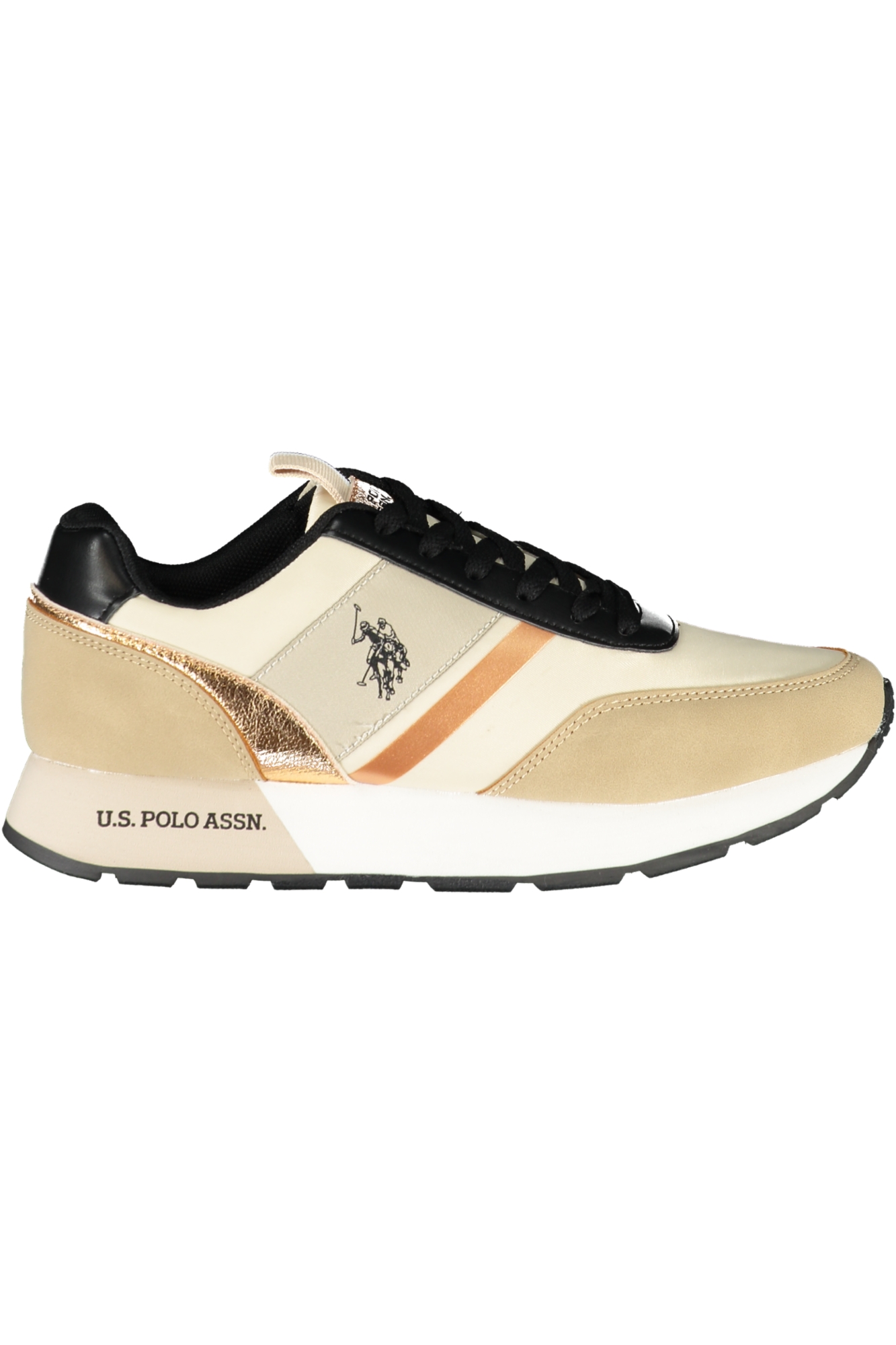 US POLO BEST PRICE BEIGE WOMEN'S SPORTS SHOES