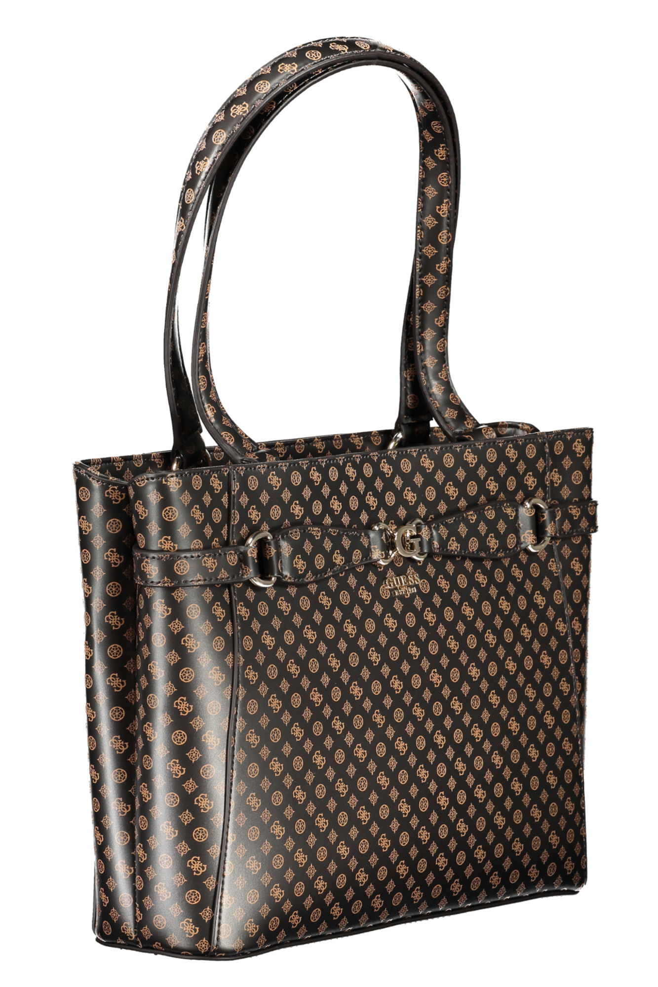 GUESS JEANS BROWN WOMEN'S BAG