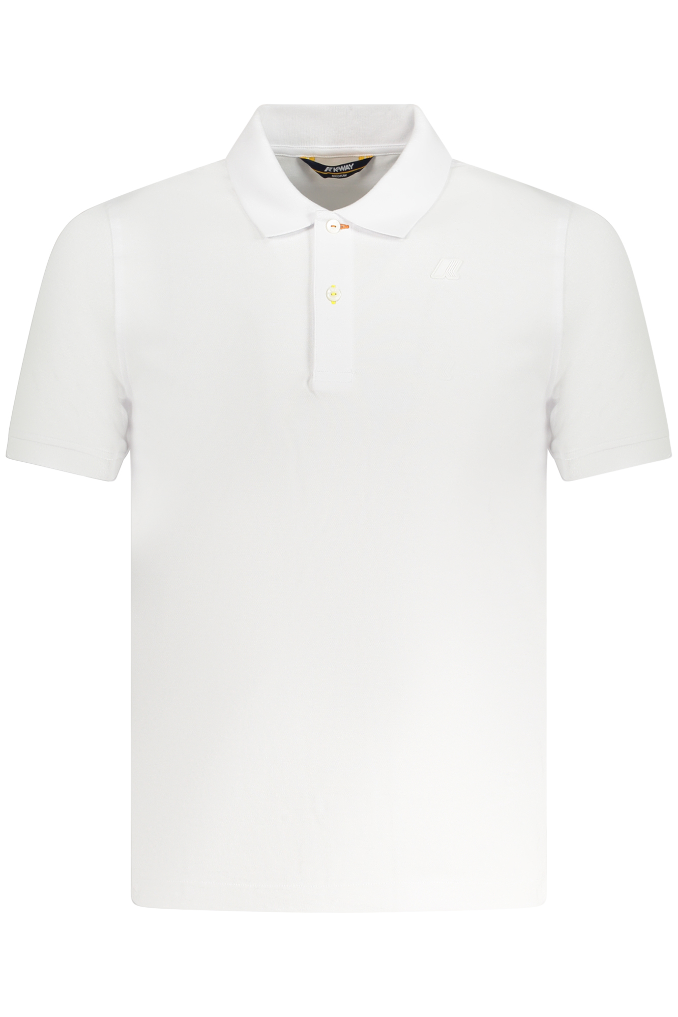K-WAY POLO SHORT SLEEVES MEN WHITE