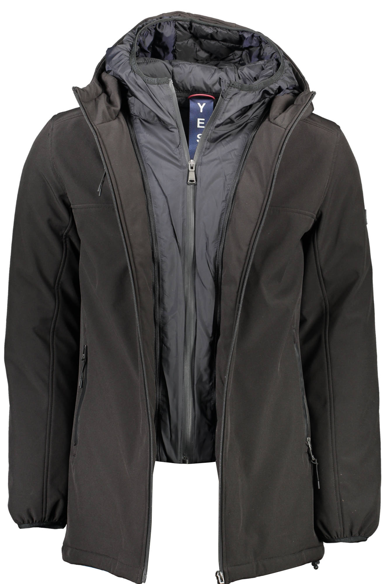 YES ZEE MEN&#039;S BLACK JACKET
