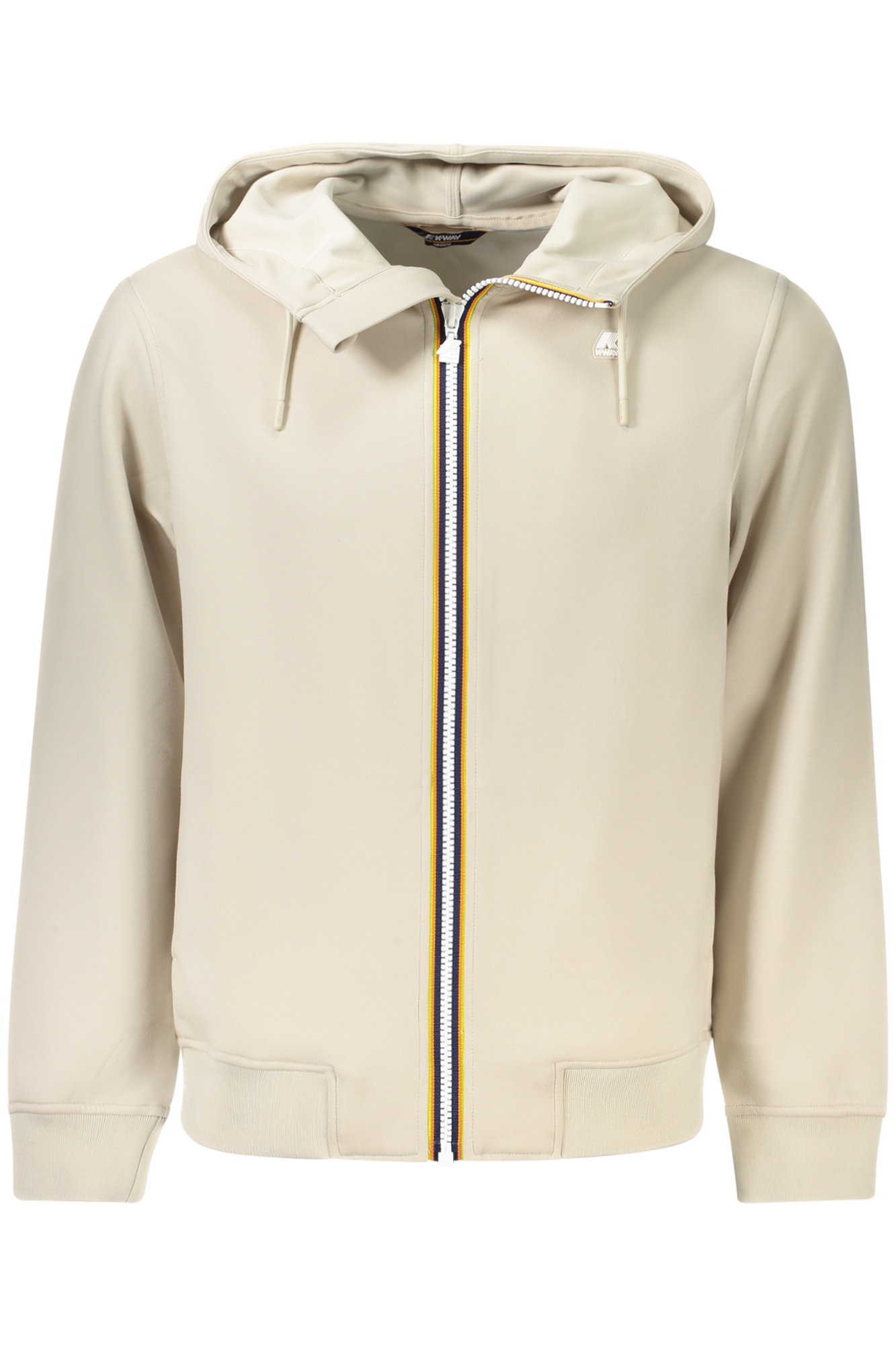 K-WAY MEN&#039;S ZIP-UP SWEATSHIRT BEIGE