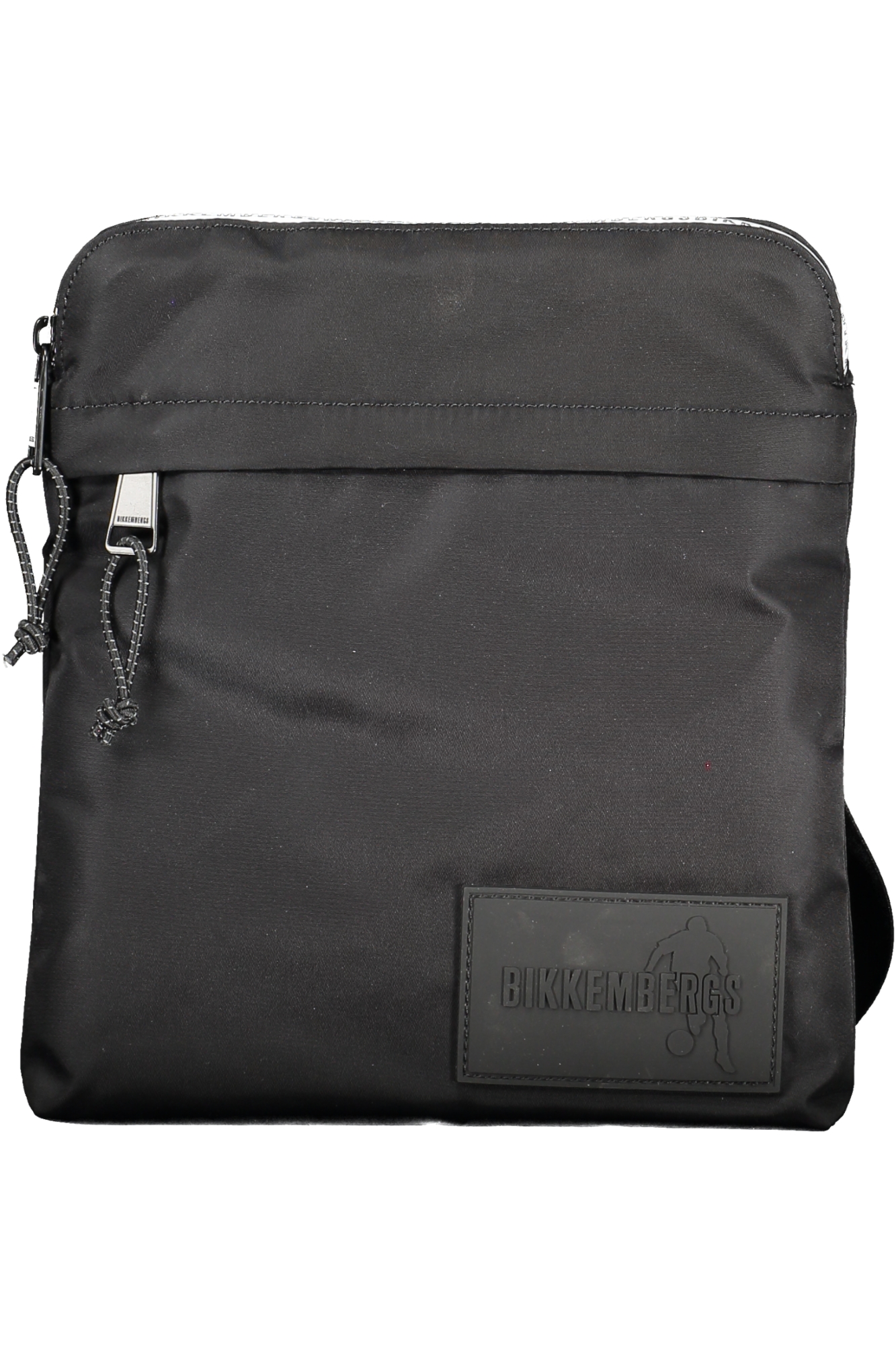 BIKKEMBERGS MEN&#39;S BLACK SHOULDER BAG
