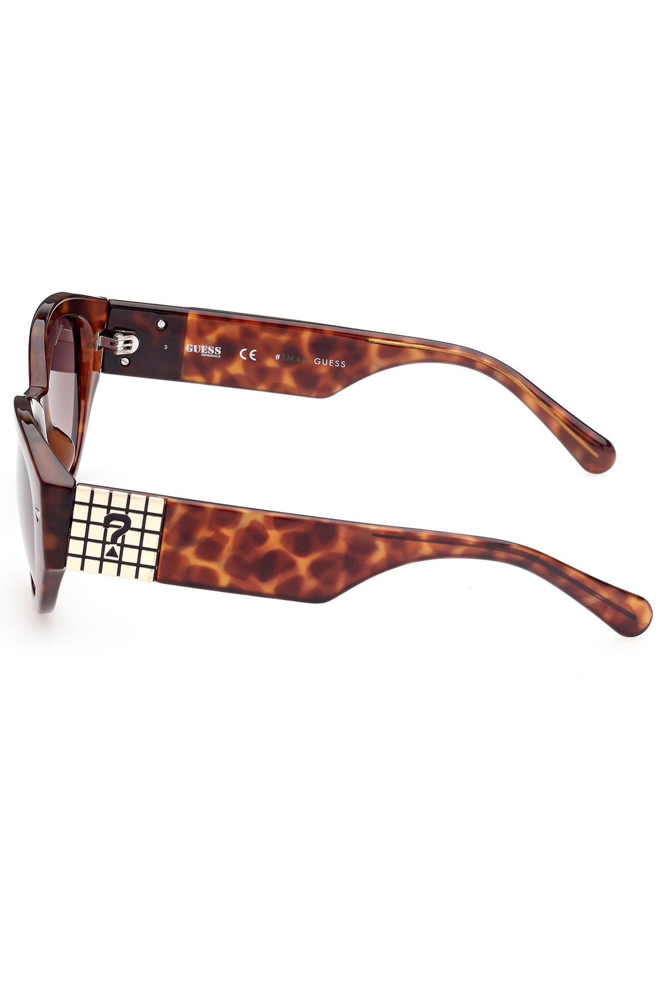 GUESS JEANS WOMEN'S BROWN SUNGLASSES