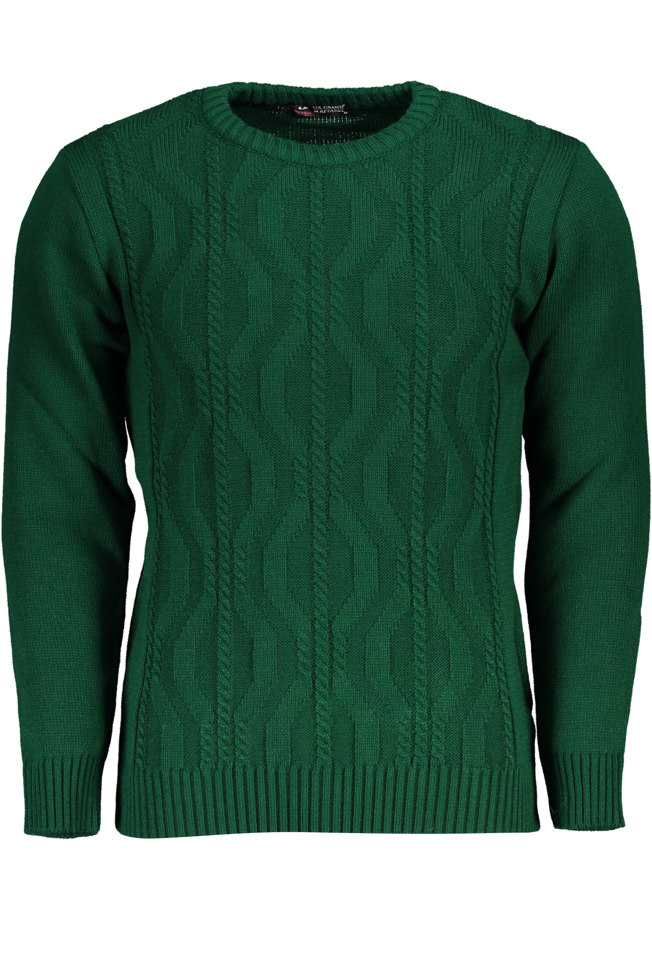 US GRAND POLO GREEN MENS SWEATER