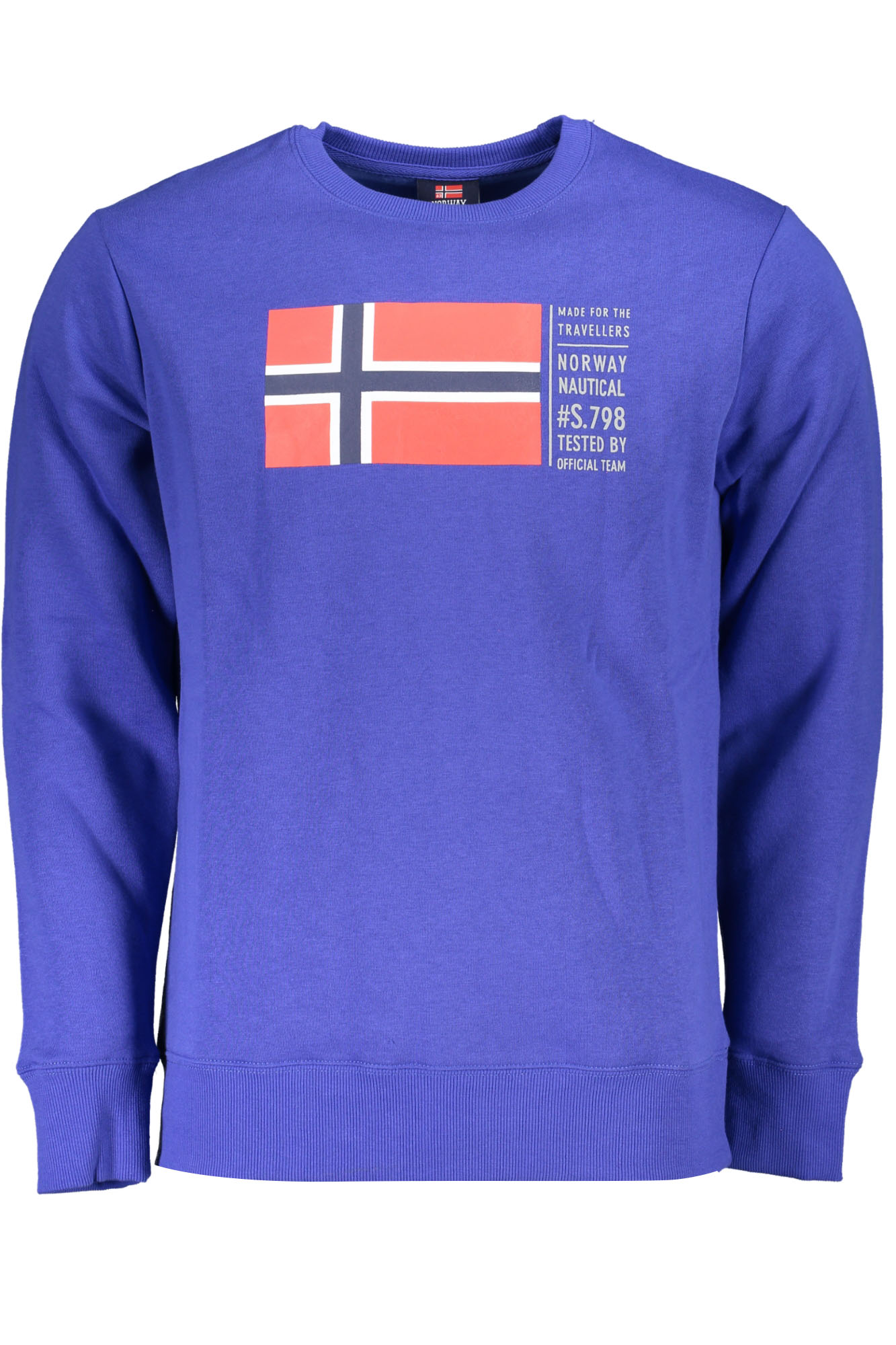 NORWAY 1963 MENS BLUE ZIPLESS SWEATSHIRT