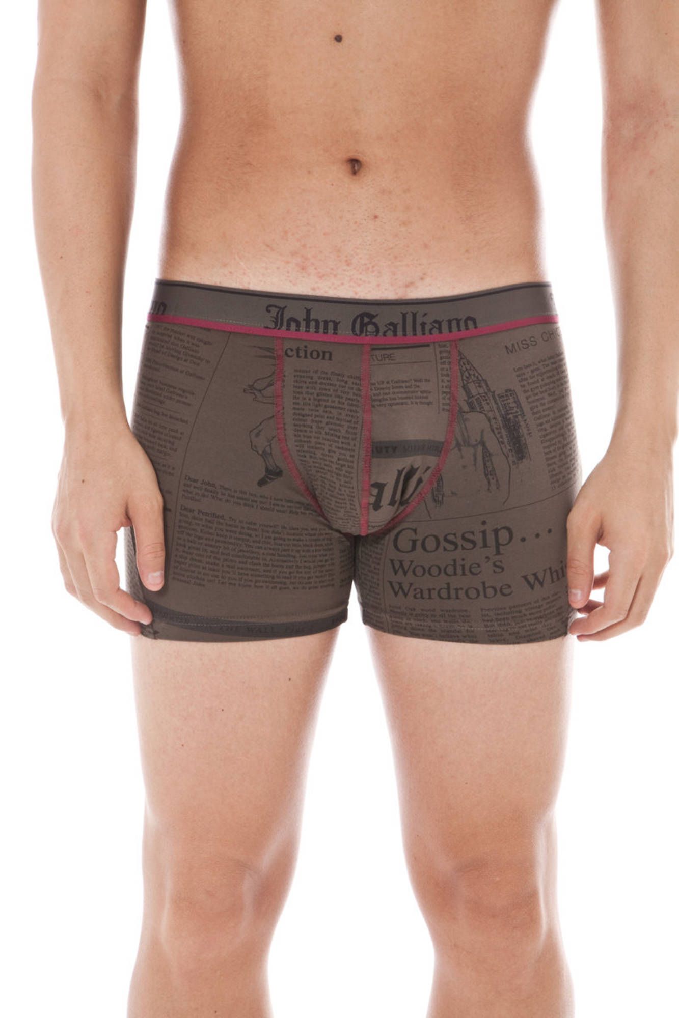 JOHN GALLIANO GREEN MEN&#39;S BOXER