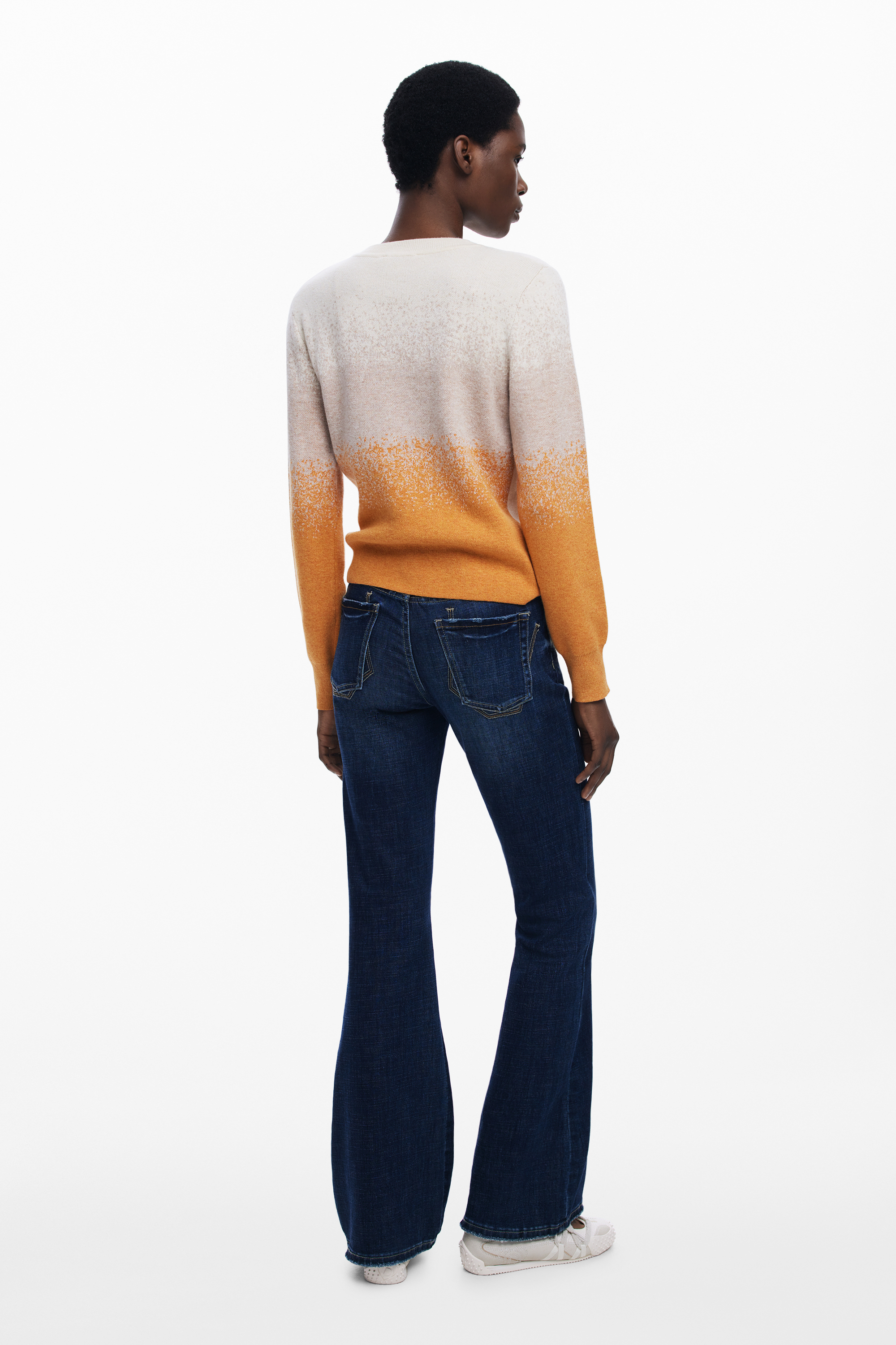 Pulover bej pentru femei Desigual