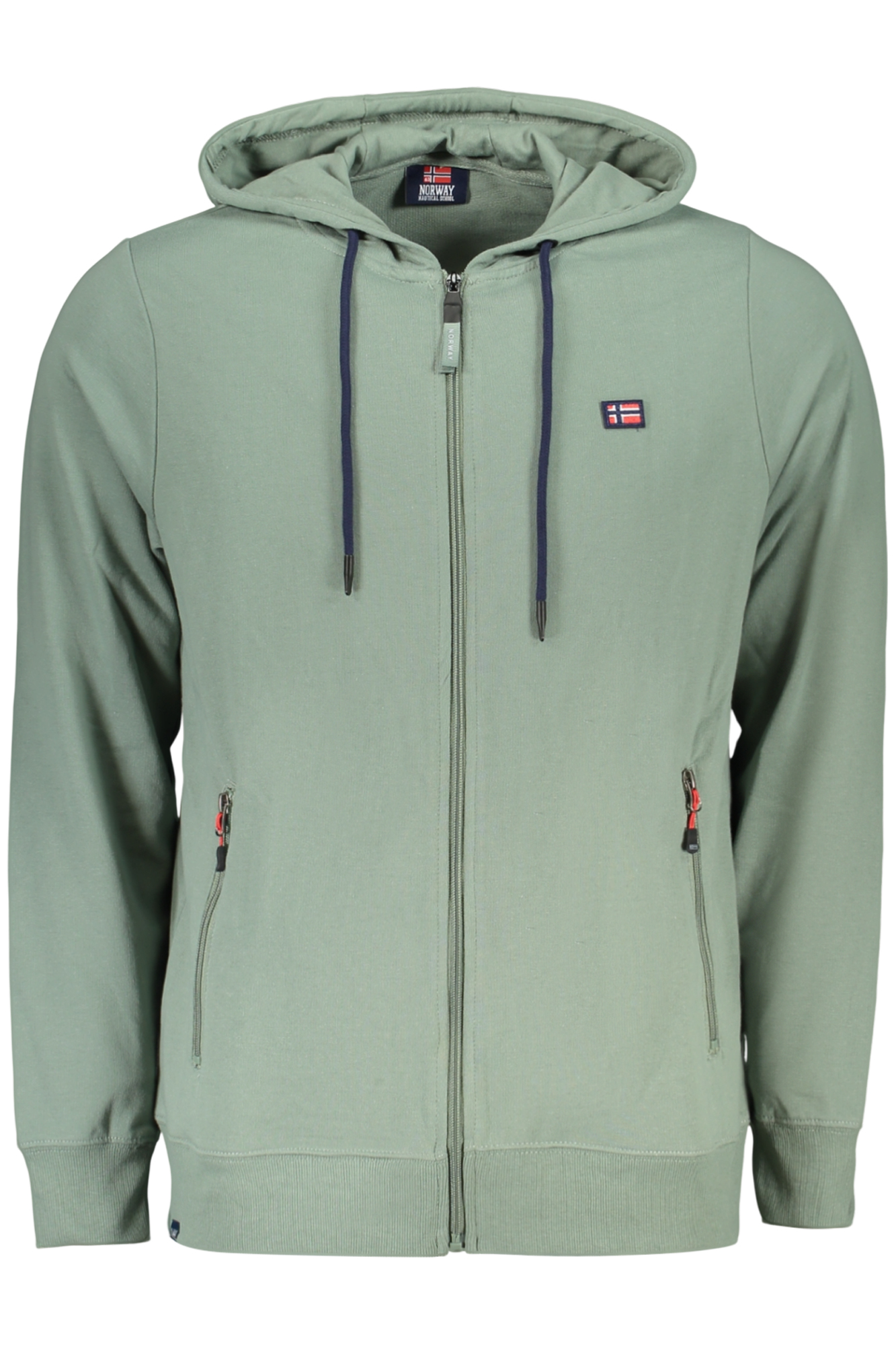 Зелен суитшърт с цип НОРВЕГИЯ 1963