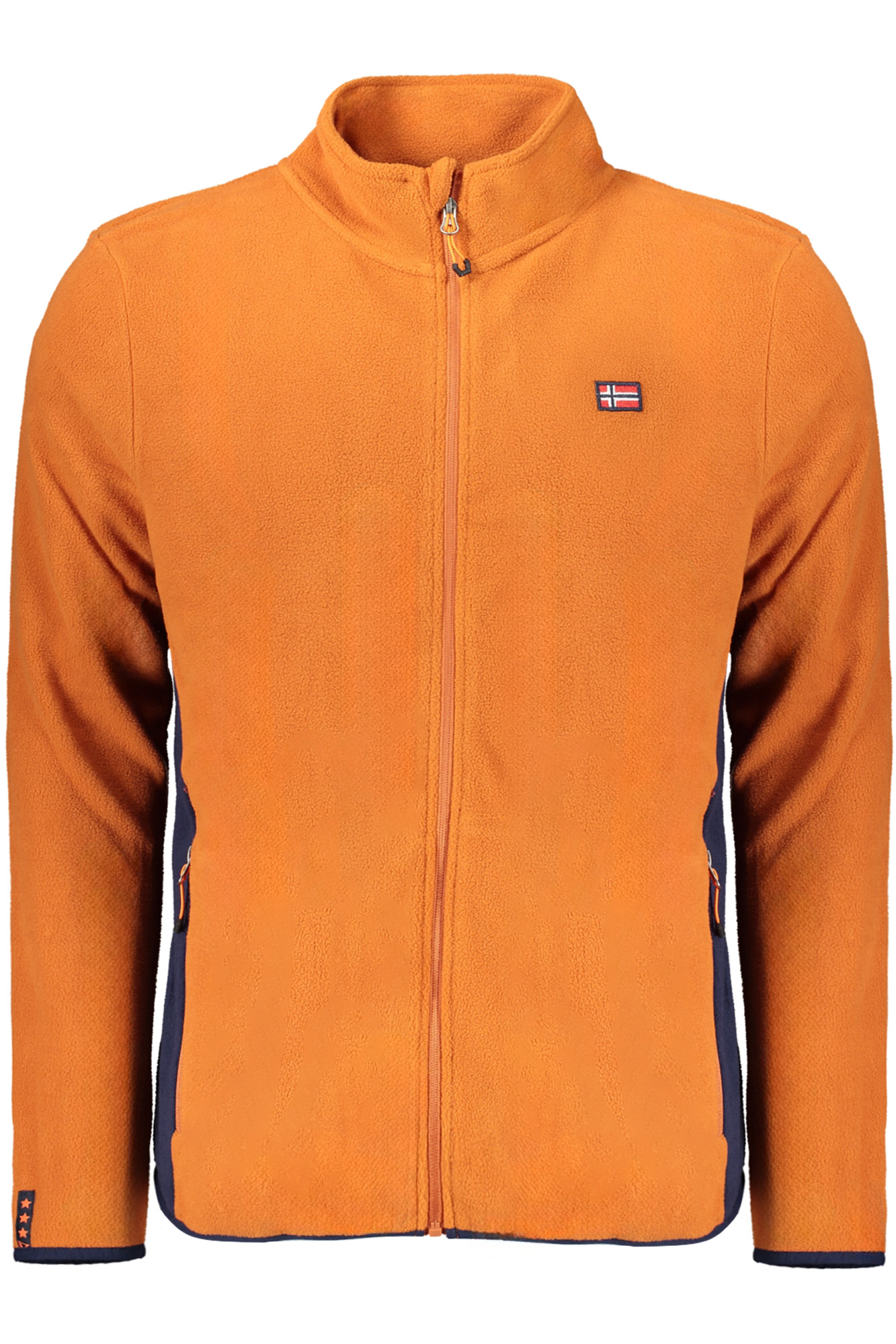 NORWAY 1963 MEN&#039;S BROWN ZIP-UP SWEATSHIRT