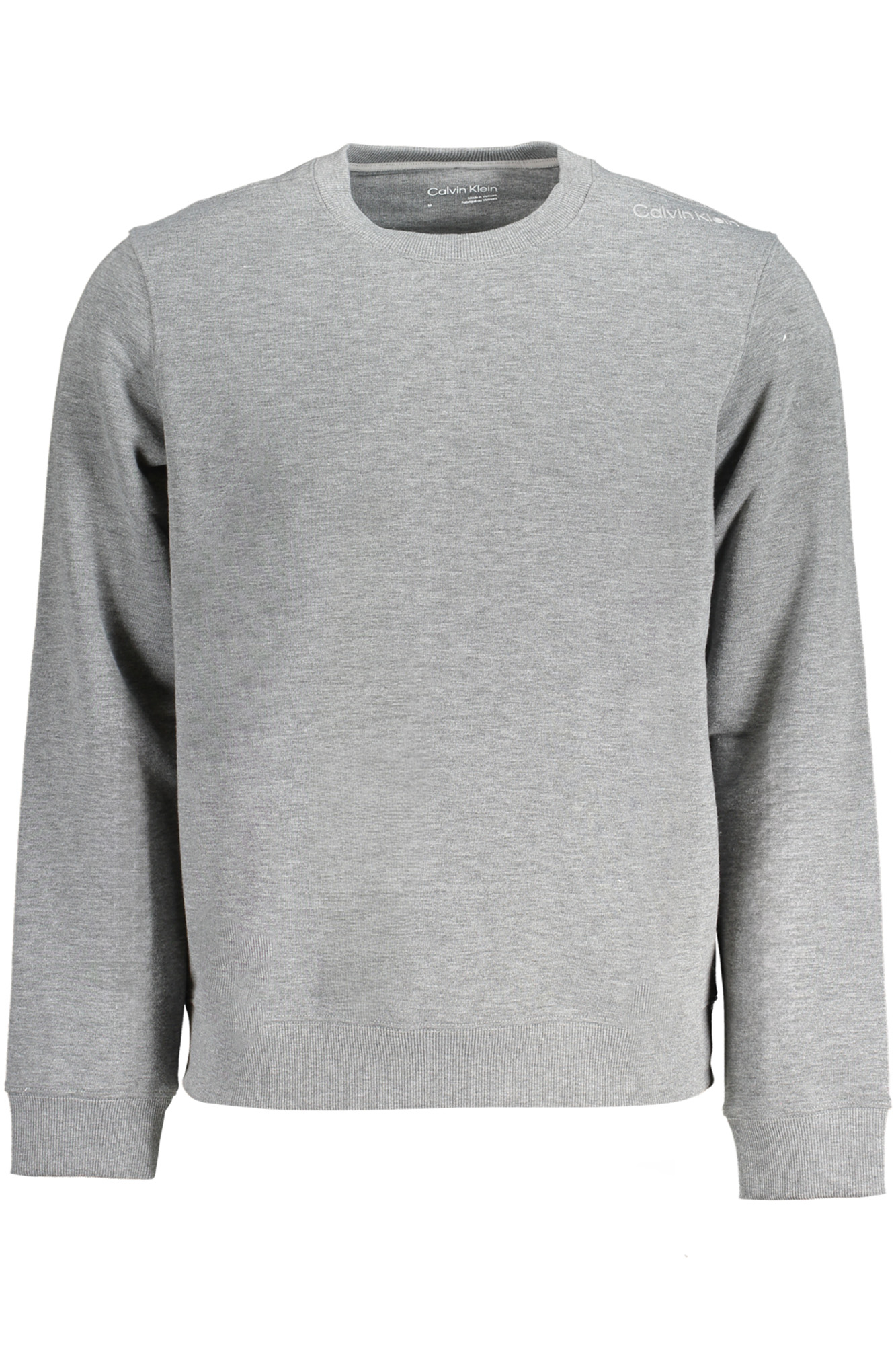 CALVIN KLEIN MENS ZIP-UP SWEATSHIRT GREY