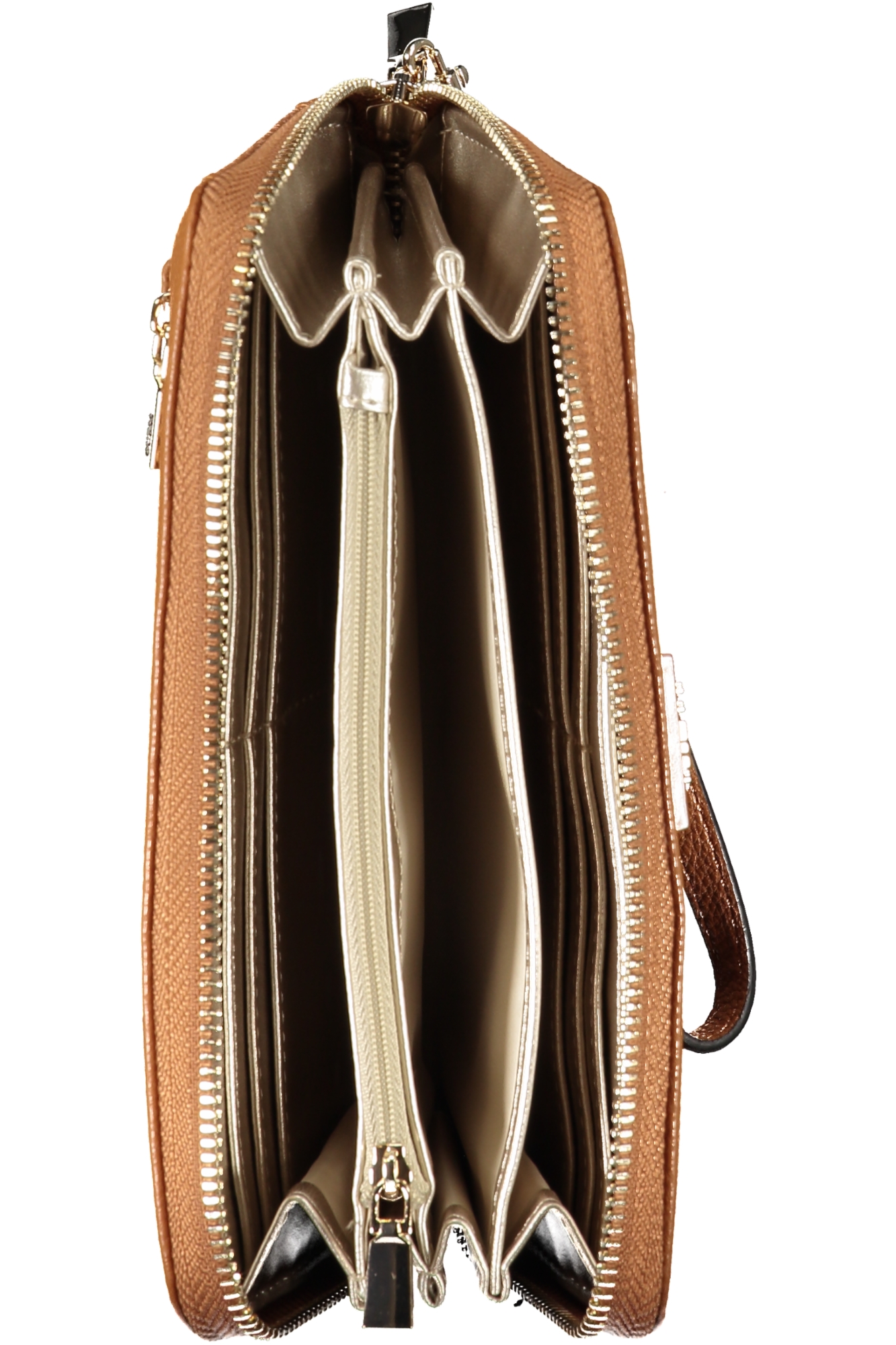 GUESS JEANS WOMEN&#039;S WALLET BROWN