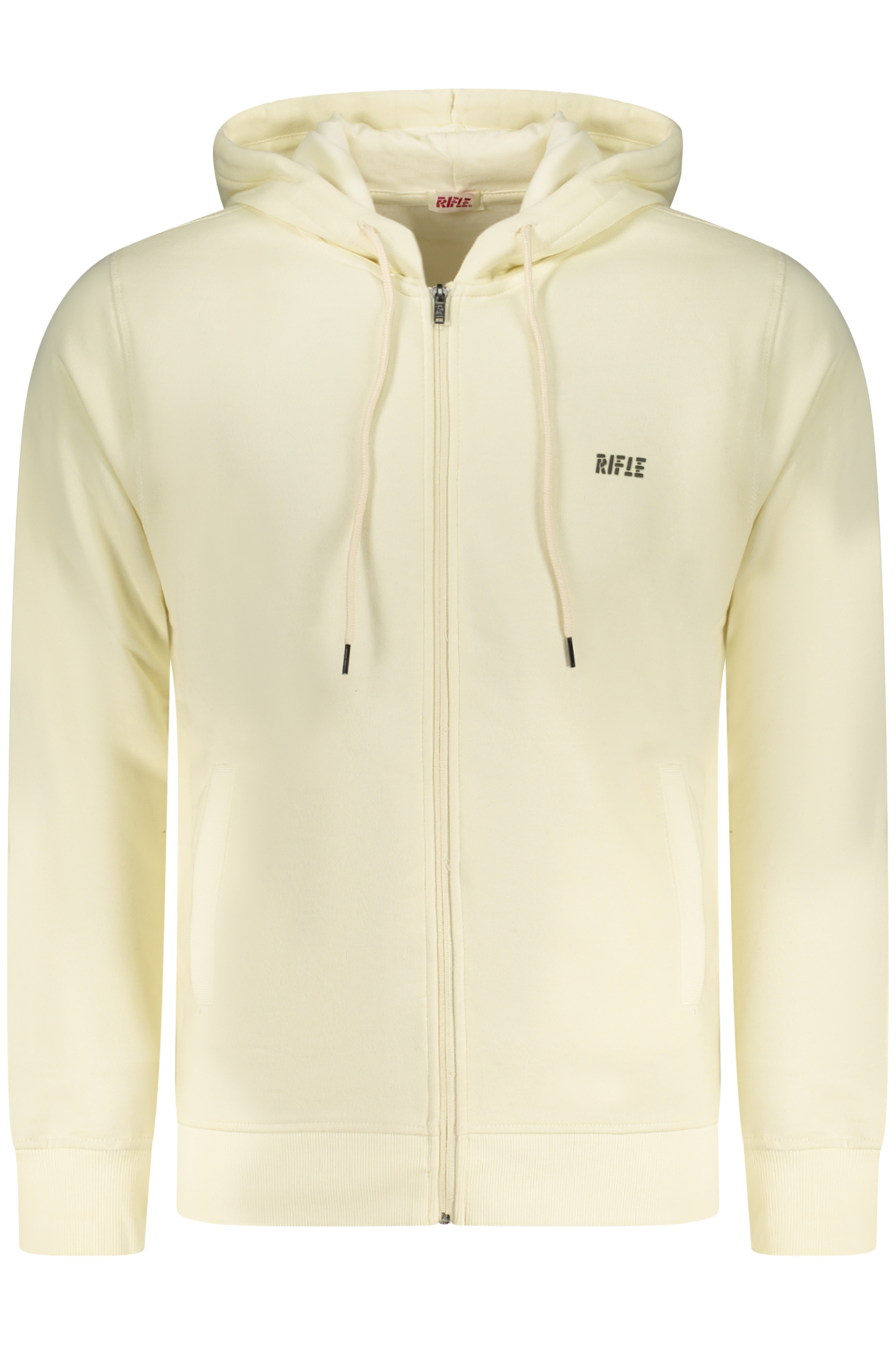 RIFLE MEN'S ZIP-UP SWEATSHIRT WHITE