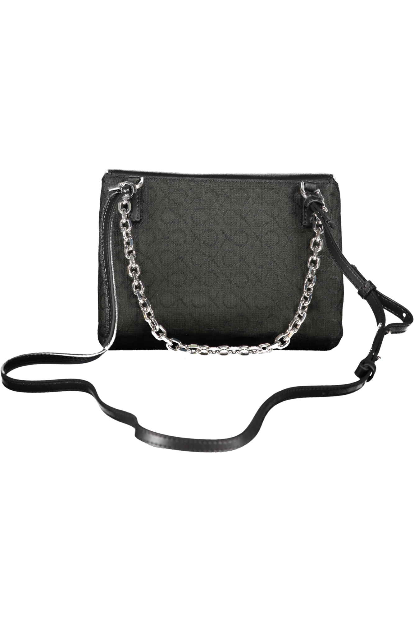 Calvin Klein Handbag Women / Girl Black Jacquard Mono