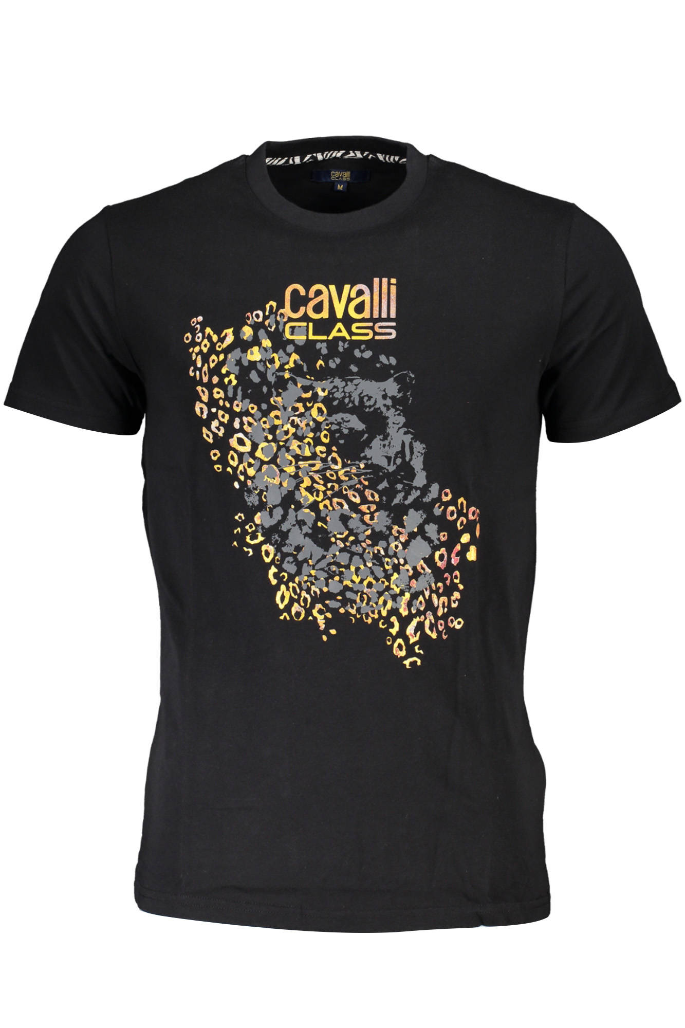 CAVALLI CLASS T-SHIRT SHORT SLEEVE MAN BLACK