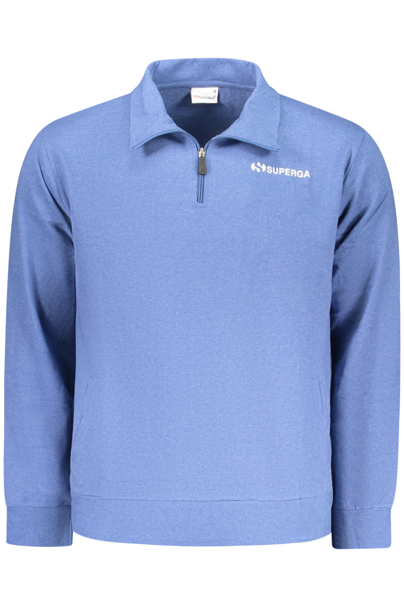 Мъжки суитшърт с цип Superga, син