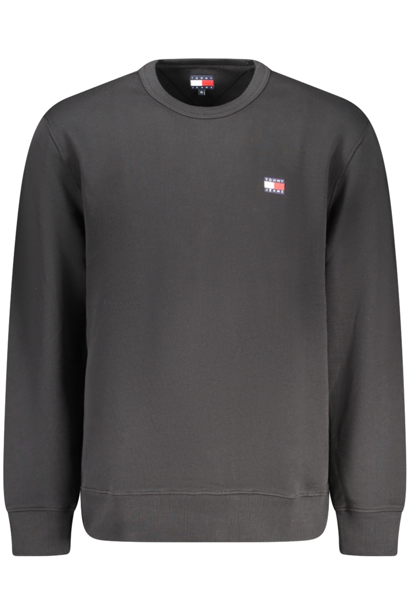 TOMMY HILFIGER MEN'S BLACK ZIP-UP SWEATSHIRT