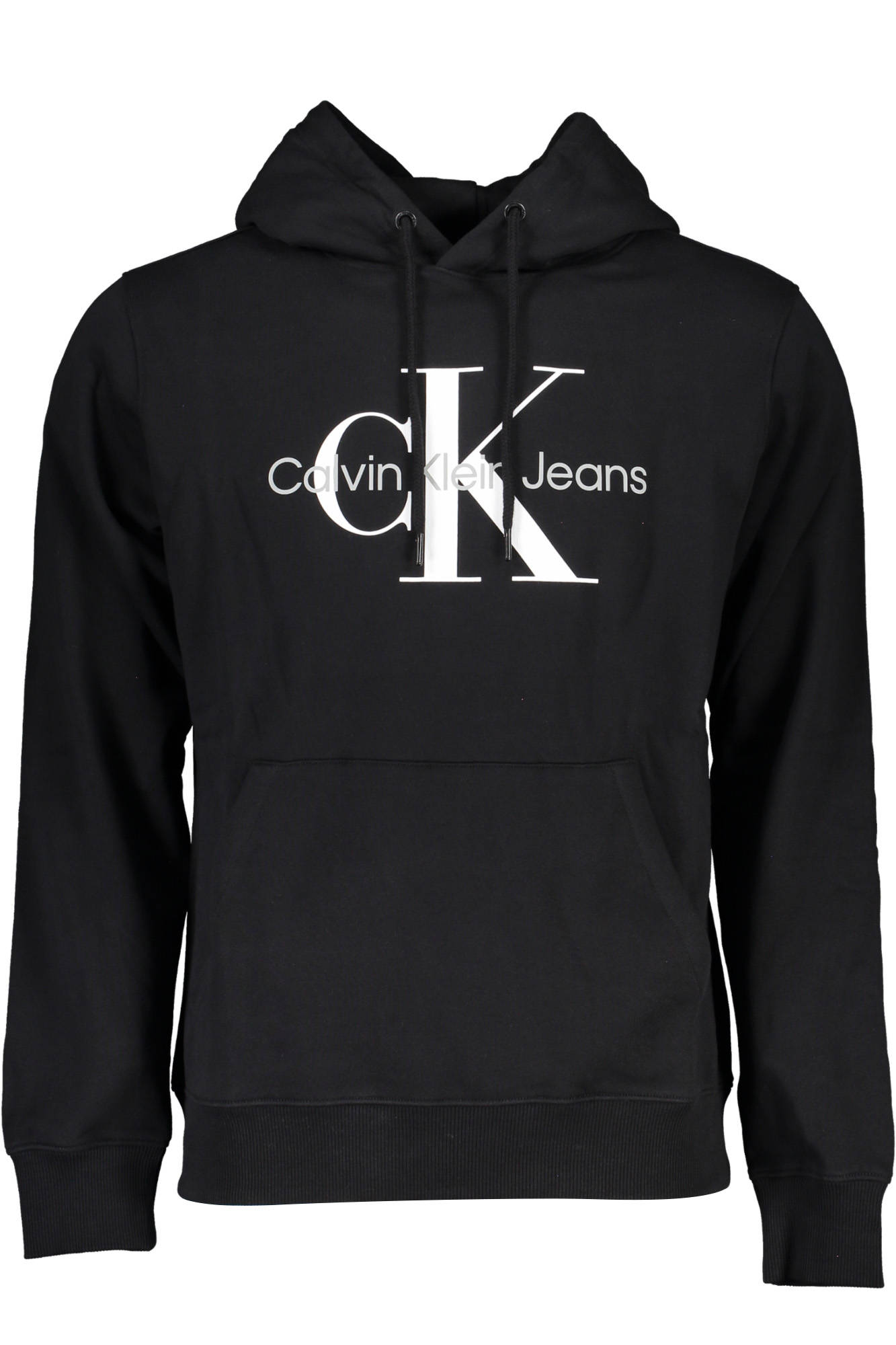 CALVIN KLEIN MEN'S BLACK ZIPLESS SWEATSHIRT