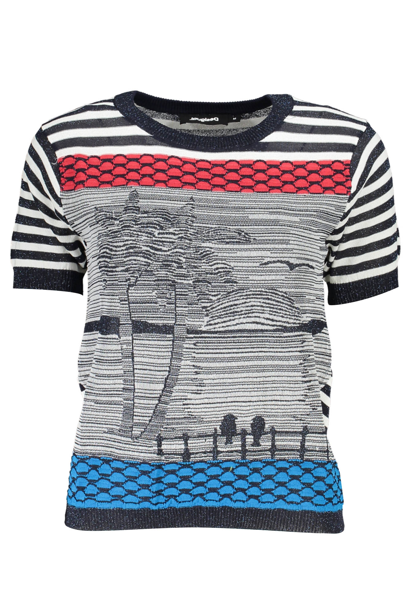 DESIGUAL WOMEN&#039;S BLUE SWEATER
